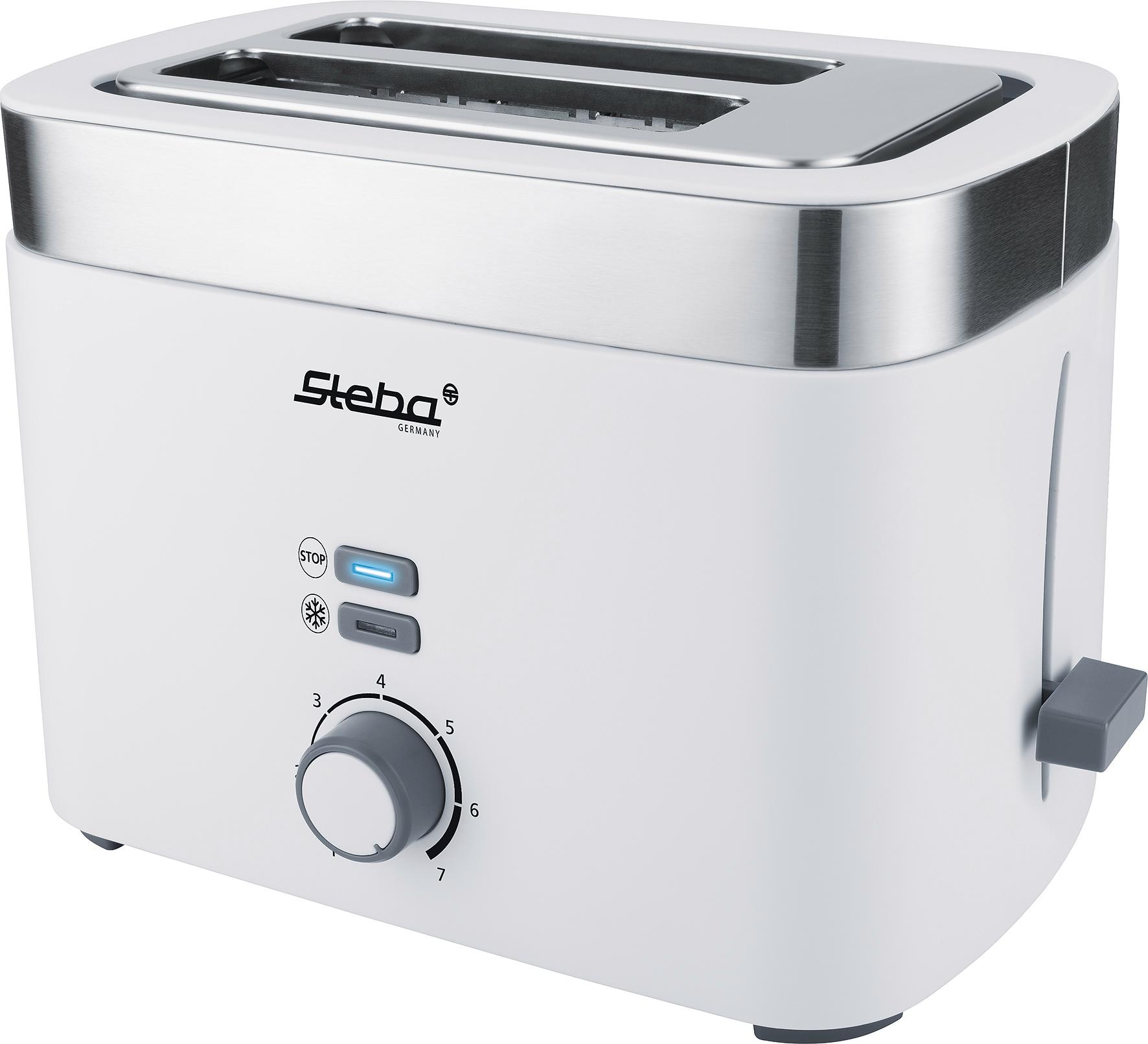 Steba Toaster »TO 10 Bianco«, 2 kurze Schlitze, 930 W