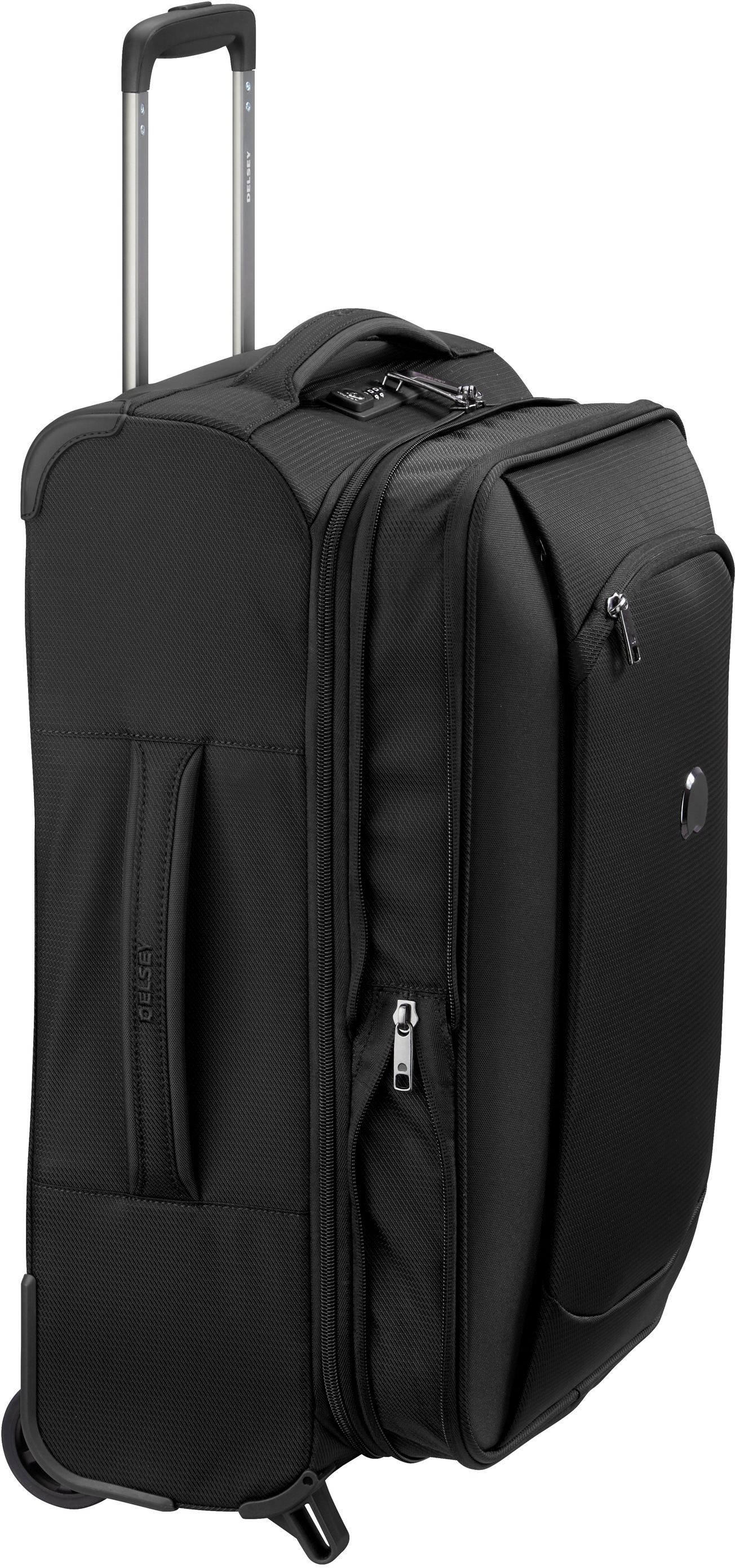 Delsey Weichgepäck-Trolley »Montmartre Air 2.0, 55 cm, black«, 2 Rollen