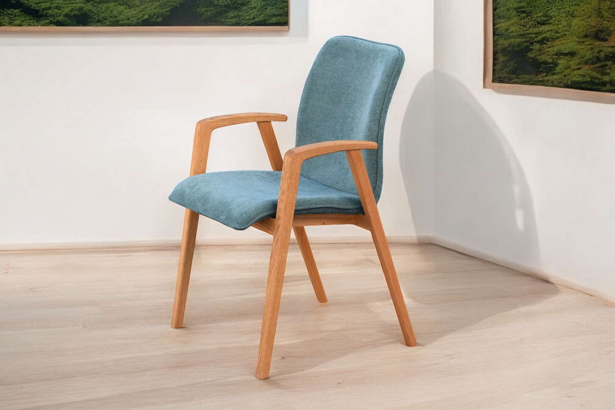 Home affaire Armlehnstuhl "Loreen Esszimmerstuhl, Polsterstuhl, Designstuhl günstig online kaufen