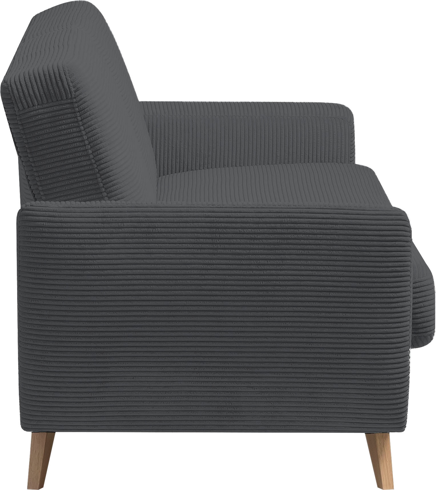 exxpo - sofa fashion 3-Sitzer »Samso, elegant und bequem, aktueller Cord Bezug, Kippcouch«, hochwertige Verarbeitung, Schlafsofa inkl. Bettfunktion und Bettkasten