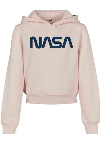 MisterTee Hoodie »Kinder Kids NASA Cropped Hoody«, (1 tlg.)