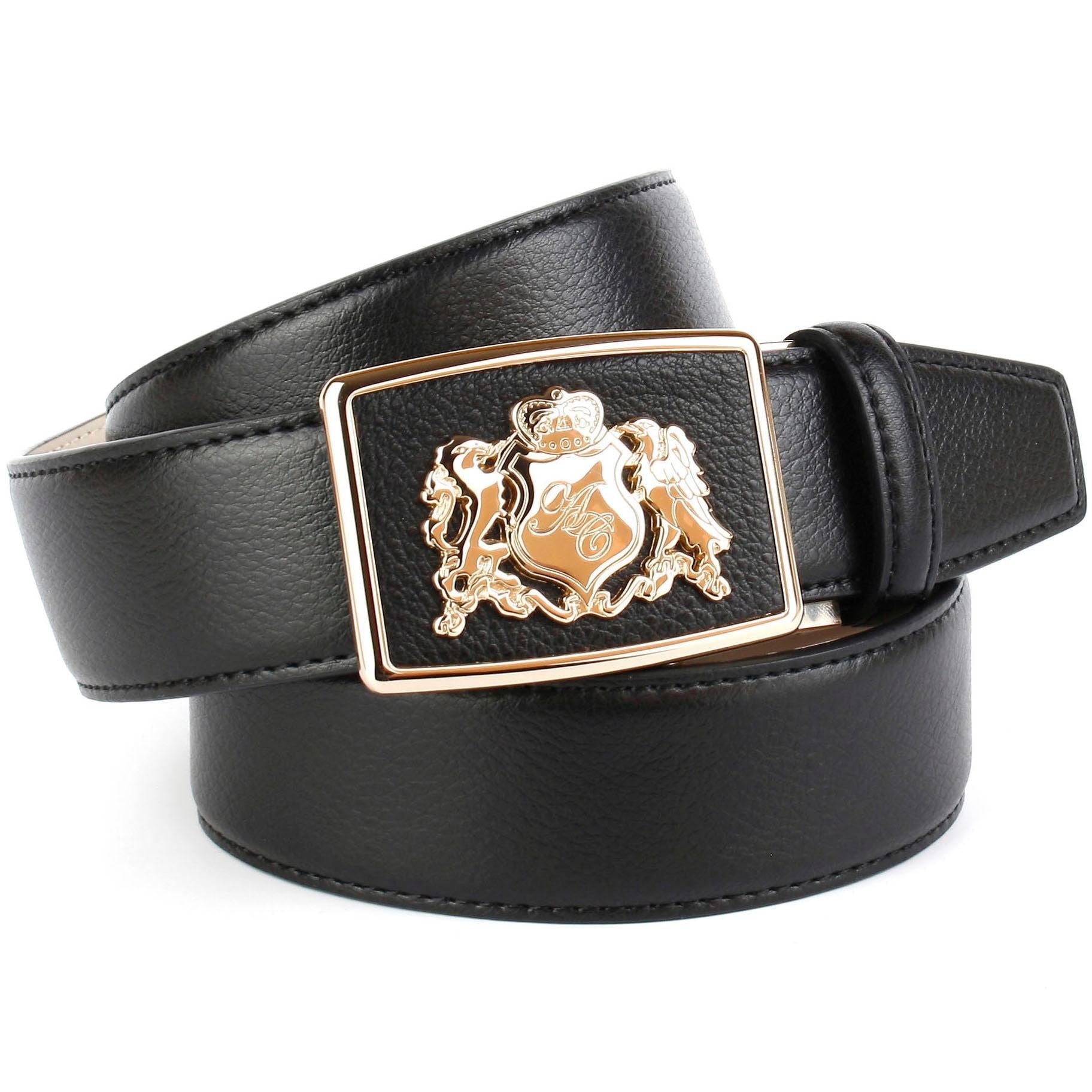 Anthoni Crown Odinis diržas su goldfarbenem Wappen z...