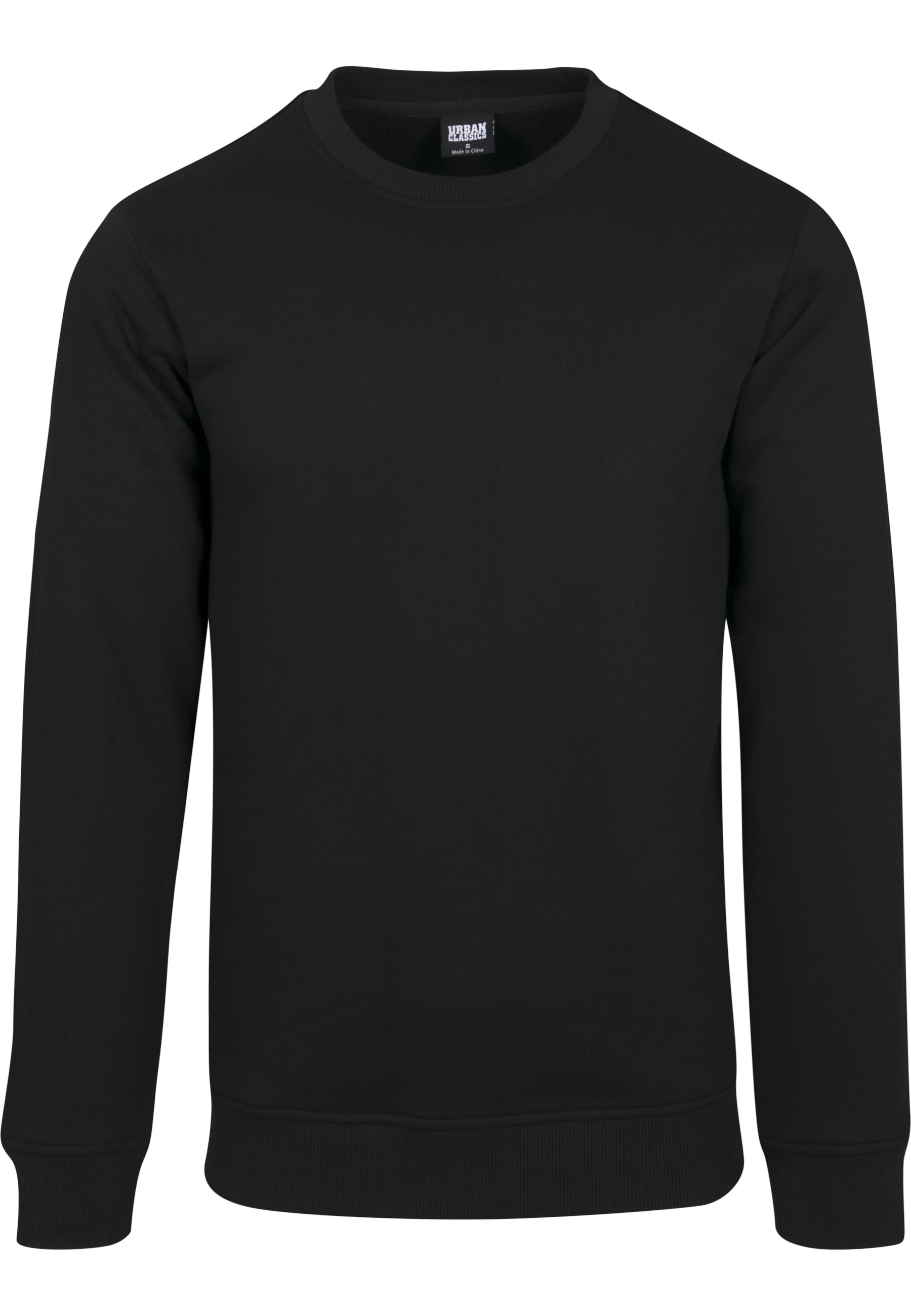 URBAN CLASSICS Rundhalspullover "Urban Classics Herren Basic Terry Crew" 1 Stk.
