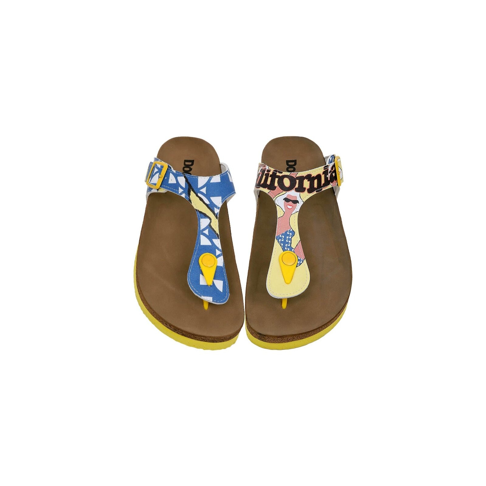 DOGO Zehentrenner »Lila Zehentrenner Southern California Damen Sandalen«, Vegan