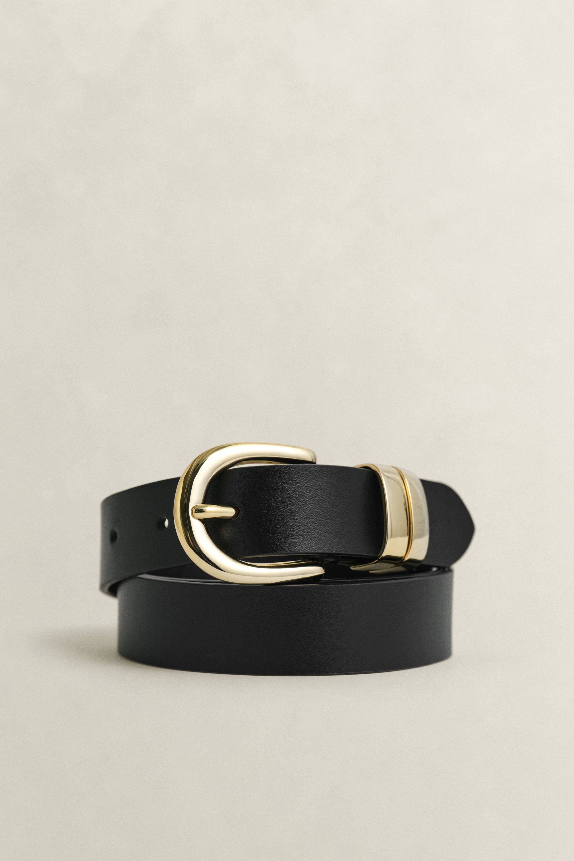 Gant Ledergürtel "CHUNKY KEEPER LEATHER BELT" Größenverstellbar durch Einfachdornschließe