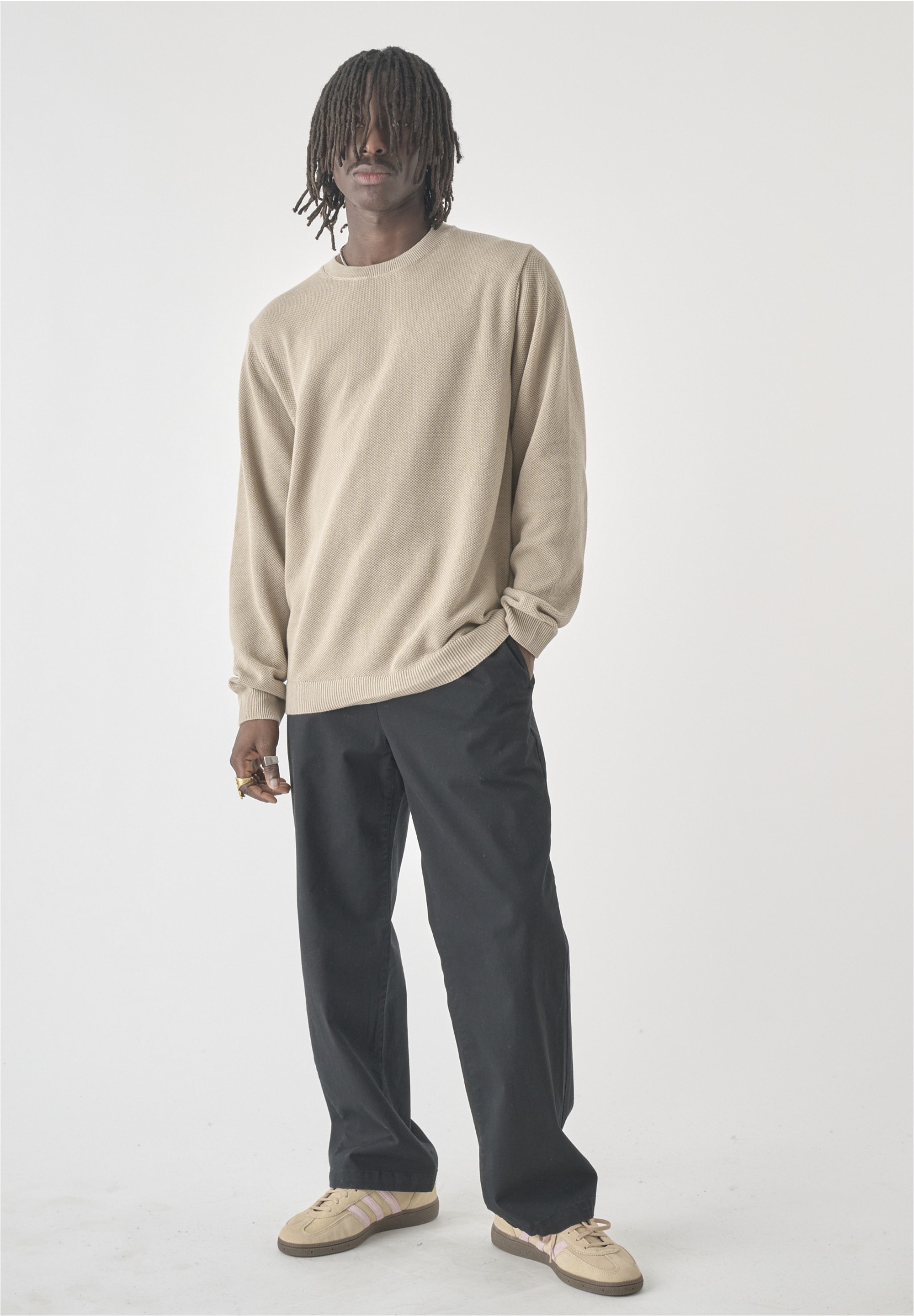 Cleptomanicx Strickpullover "Crewneck Grower", im lockeren Schnitt günstig online kaufen