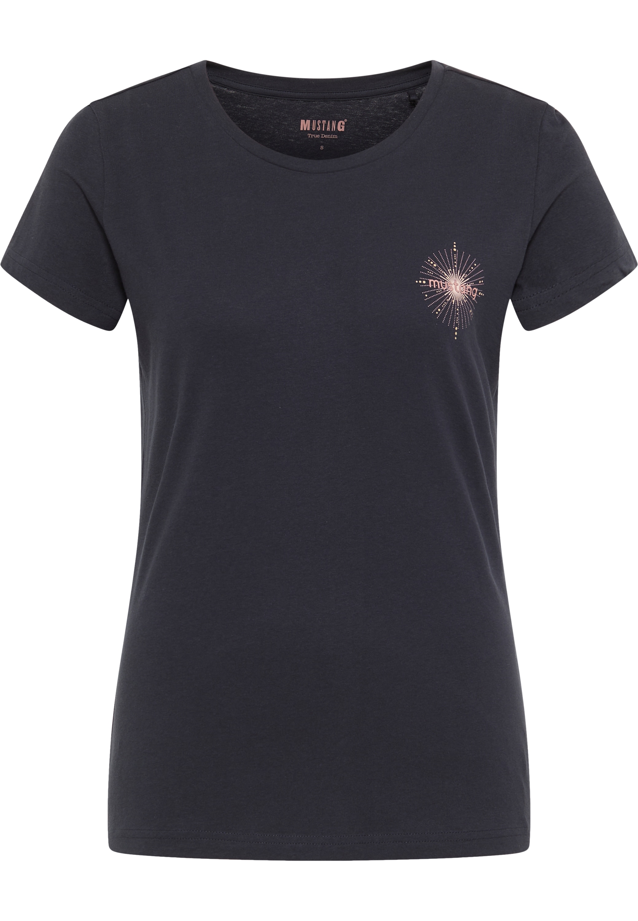 Chestprint« kaufen T-Shirt | C »Style BAUR MUSTANG Alexia