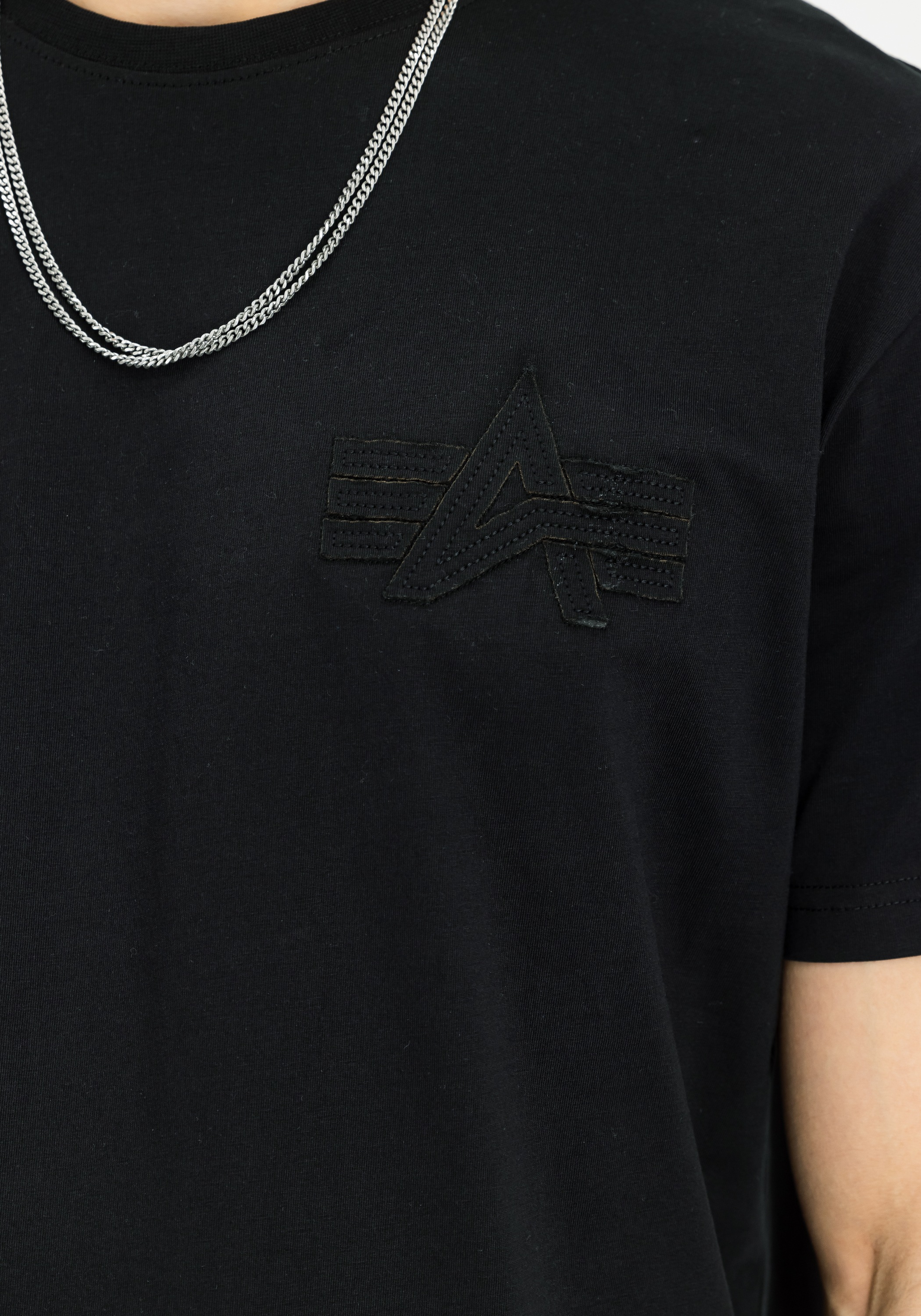Alpha Industries T-Shirt »Alpha Industries Men - T-Shirts Coach T-Shirt Back Embroidery«