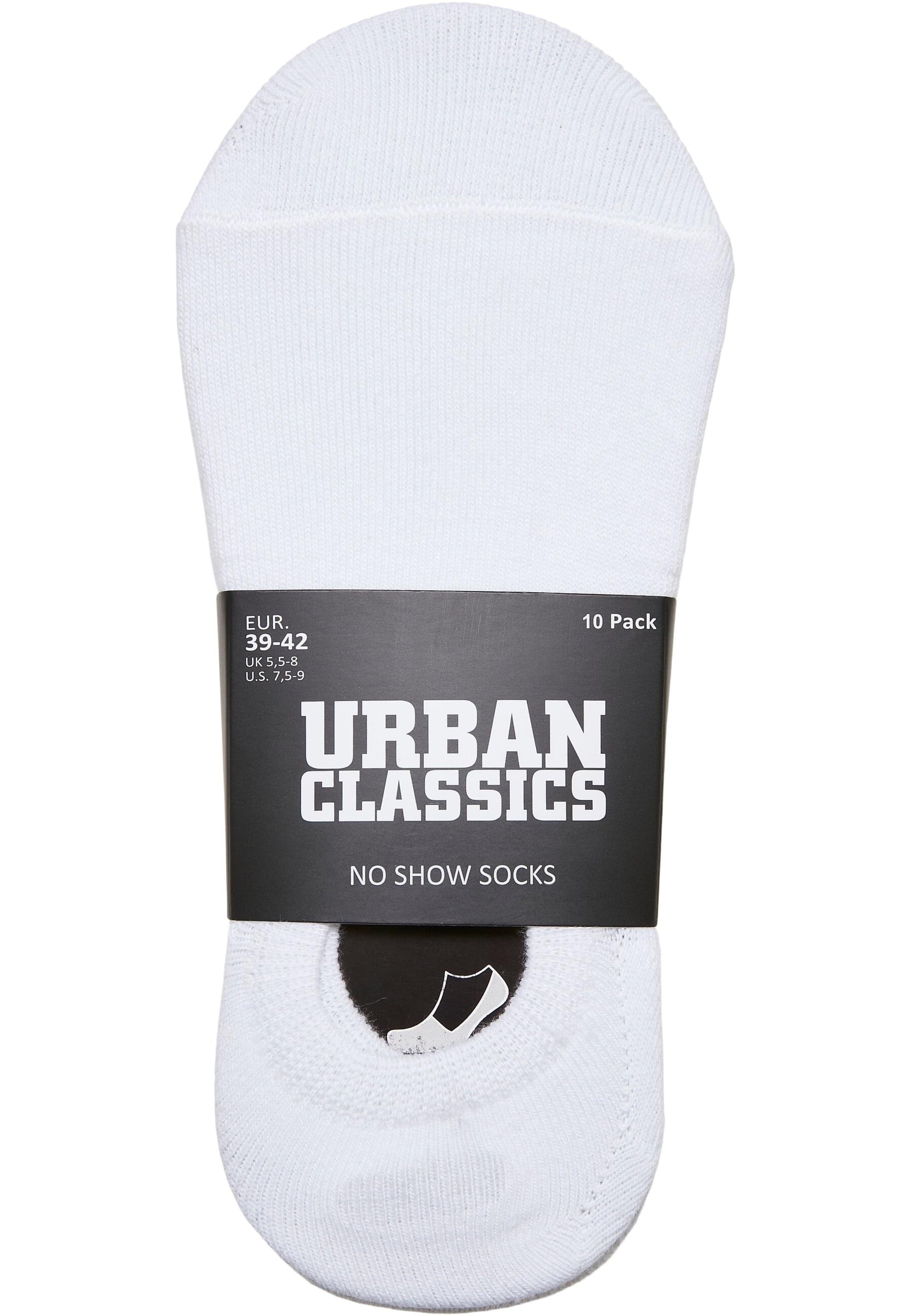 Basicsocken »Urban Classics Unisex No Show Socks 10-Pack«, (1 Paar)