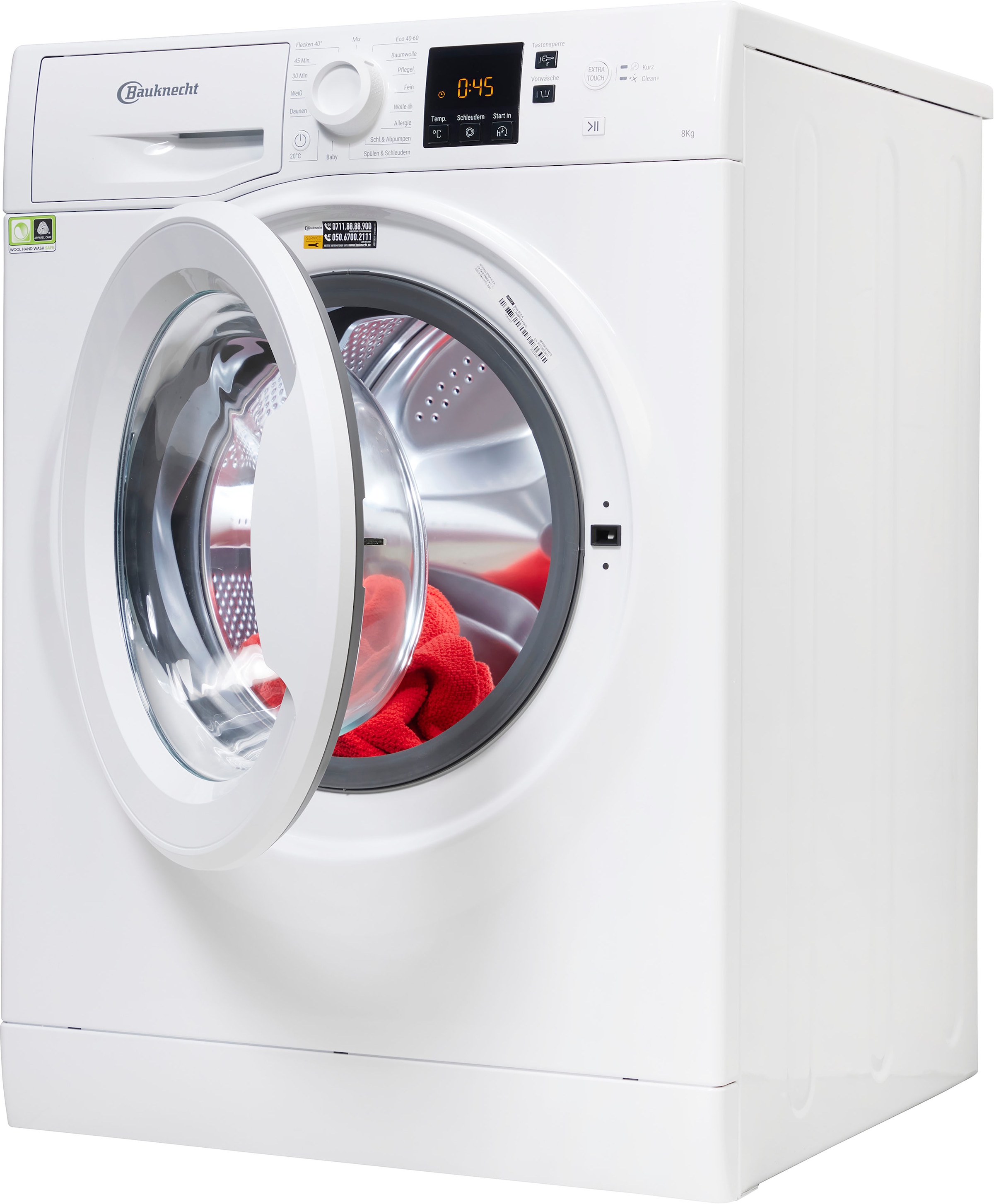 BAUKNECHT Waschmaschine, BPW bestellen kg, BAUR 1400 A, U/min 814 8 