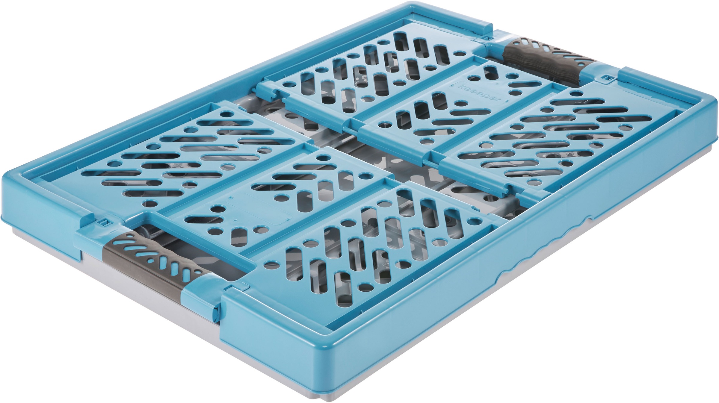 Thumbnail - keeeper Klappbox "Profi-Klappbox ben eco mit Softgriffen (Set 4 St.) 45 l, 54x37x28 cm" Soft-Touch-Griffe, zusammenklapp...