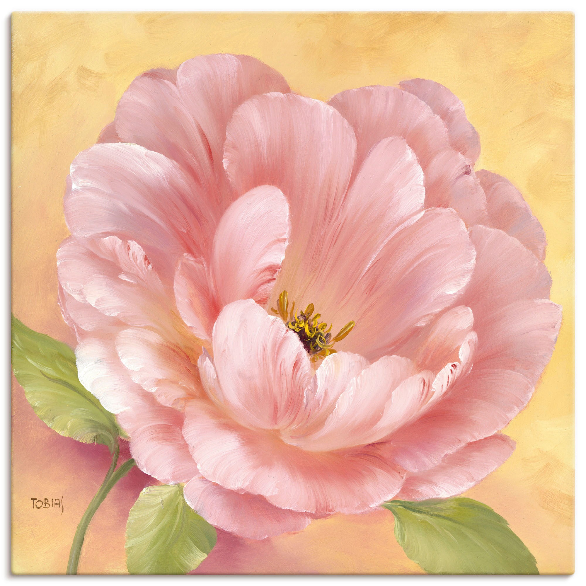 Artland Wandbild »Grüße aus Russland II«, Blumen, (1 St.), als Leinwandbild, Wandaufkleber oder Poster in versch. Größen