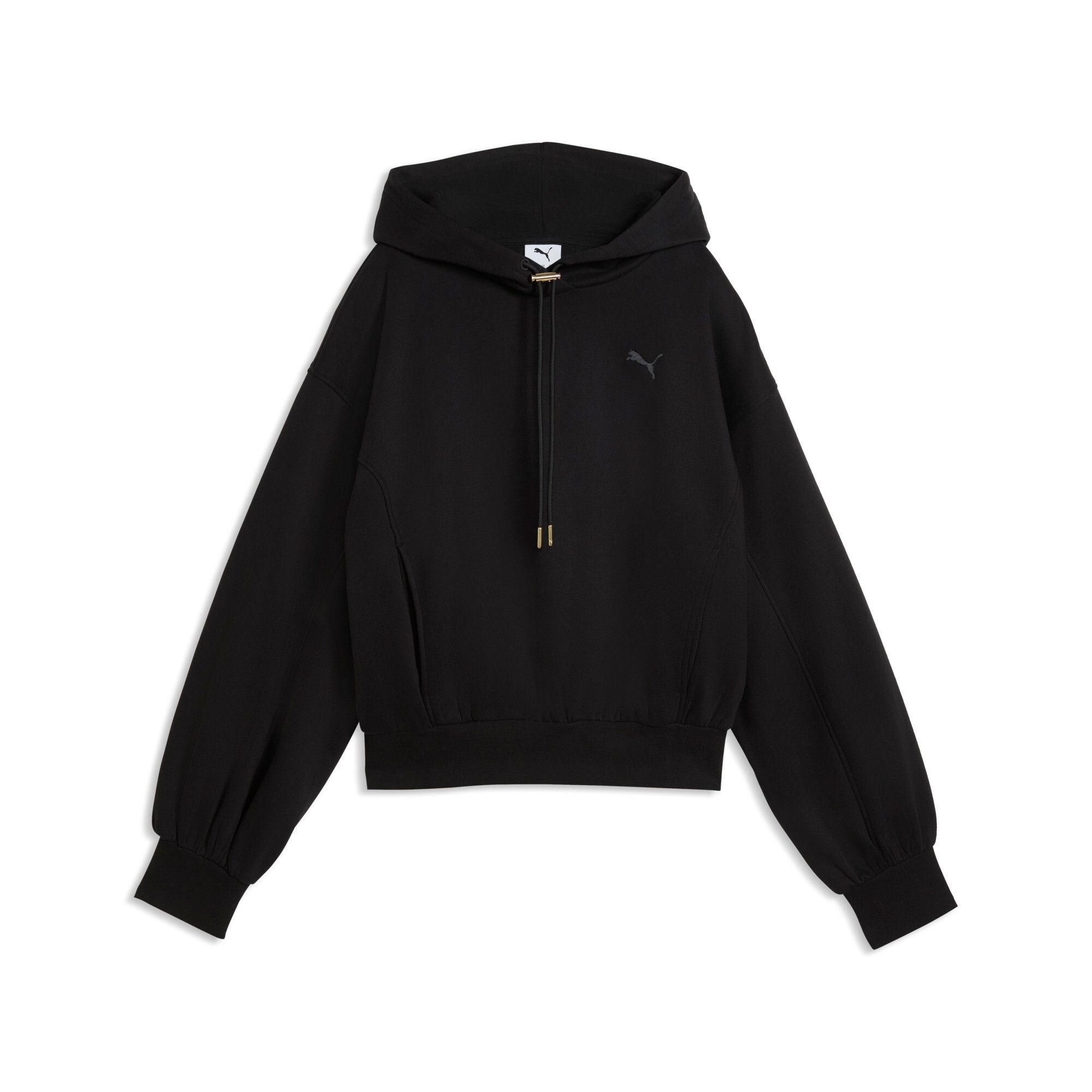 PUMA Kapuzensweatshirt "HER RELAXED HOODIE FL", mit Kängurutasche, unifarben, Relaxed Fit