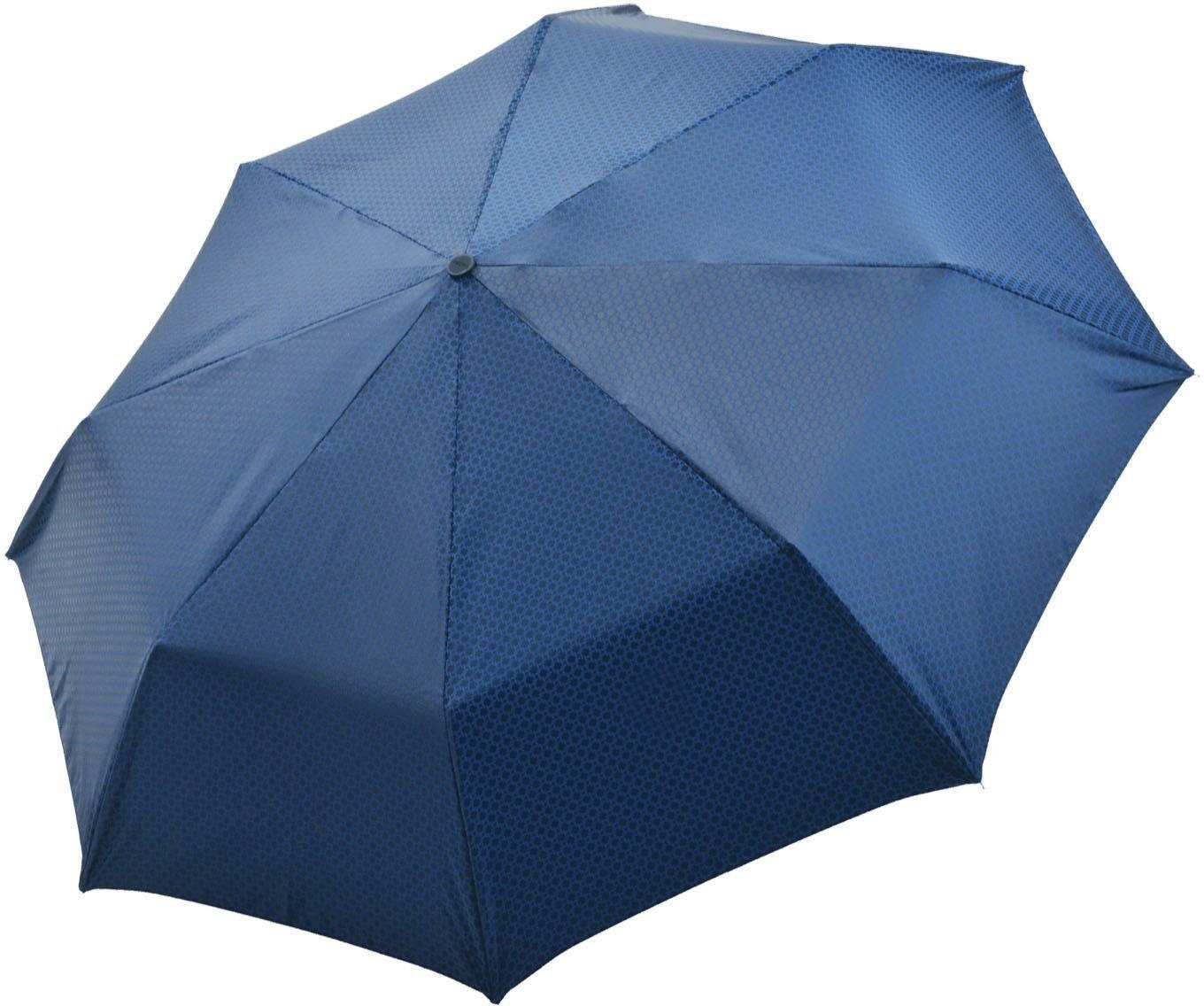 Taschenregenschirm »Orion, blau«, handgemachter Manufaktur-Taschenschirm