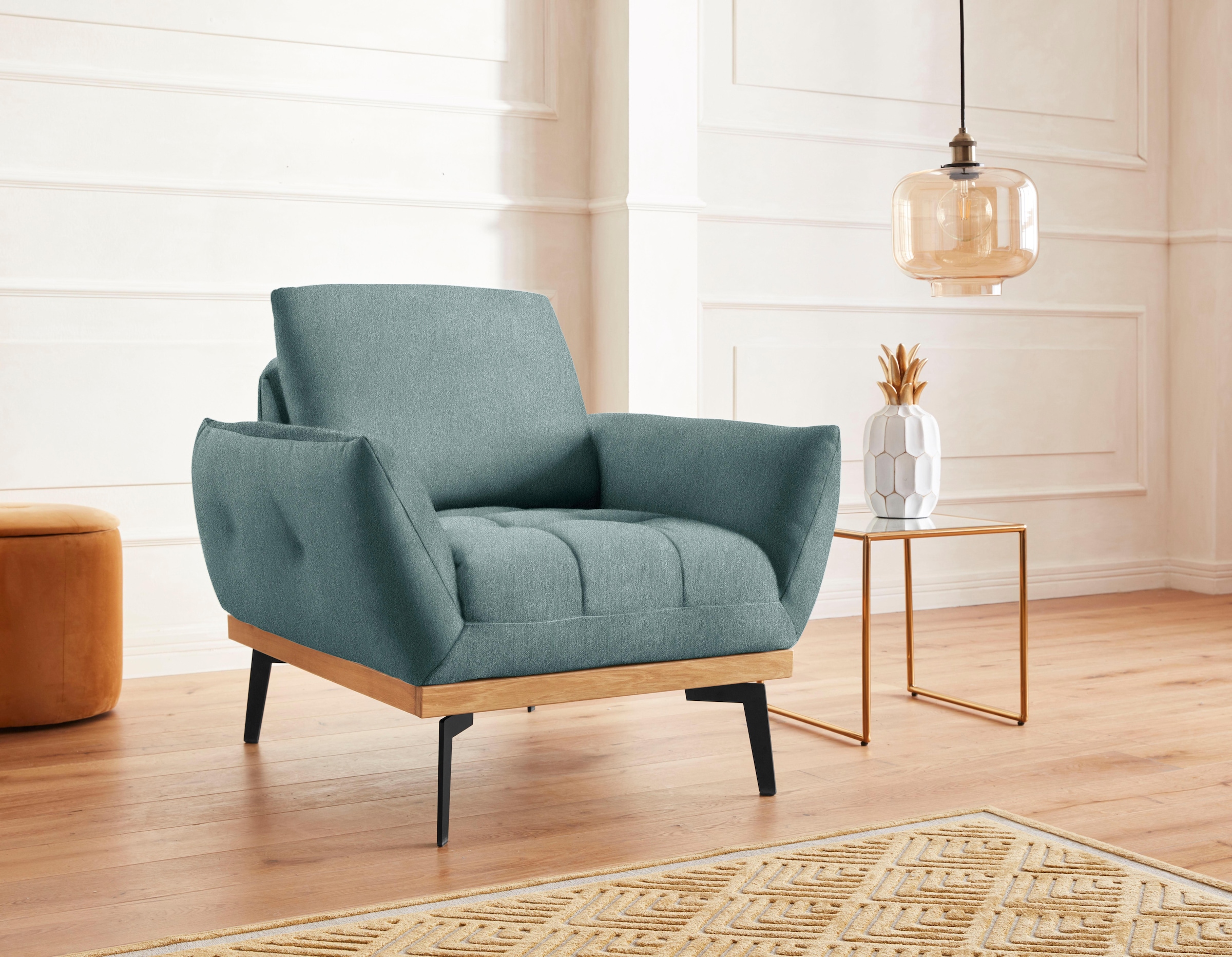 exxpo - sofa fashion Sessel "Palic, Loungesessel mit Rückenverstellung, hoh günstig online kaufen