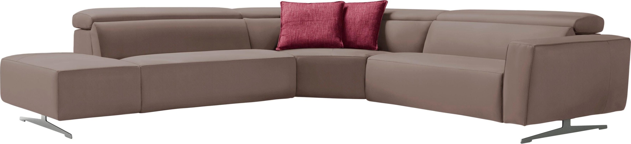 Egoitaliano Ecksofa "Stefanie-e, Designsofa der Extraklasse, bequem mit hoh günstig online kaufen