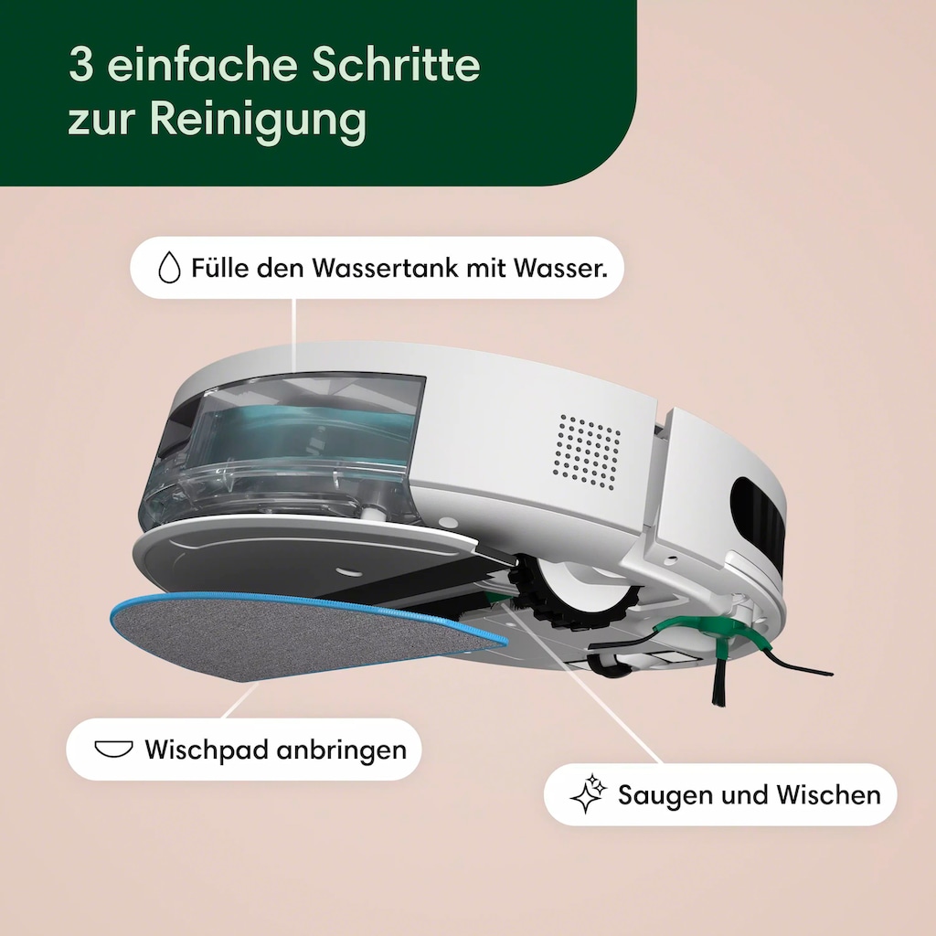 iRobot Nass-Trocken-Saugroboter »Roomba Combo Essential (Y011240)«