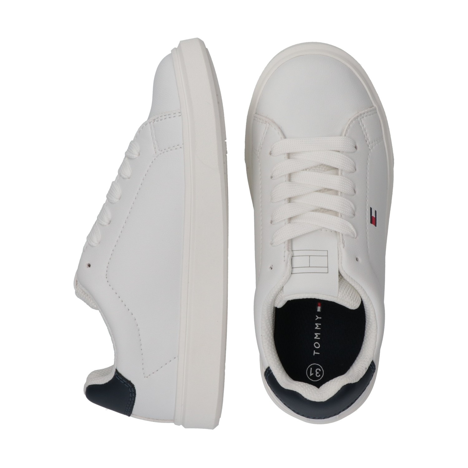 Tommy Hilfiger Retro Sneaker White Blue Size 40 3