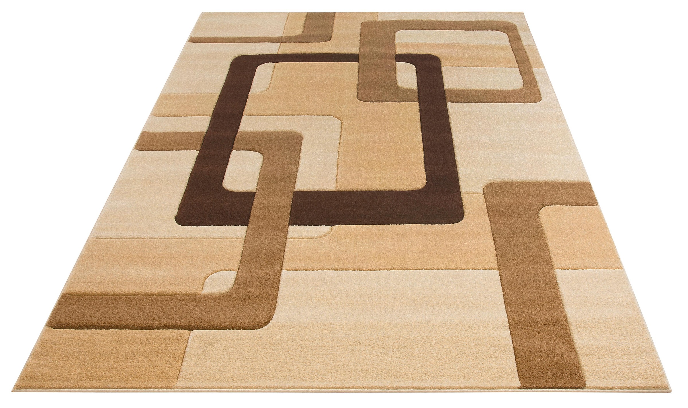 BAUR Teppich Kurzflor, my home auf 3D-Design Hoch-Tief-Effekt, rechteckig, Rechnung »Maxim«, |