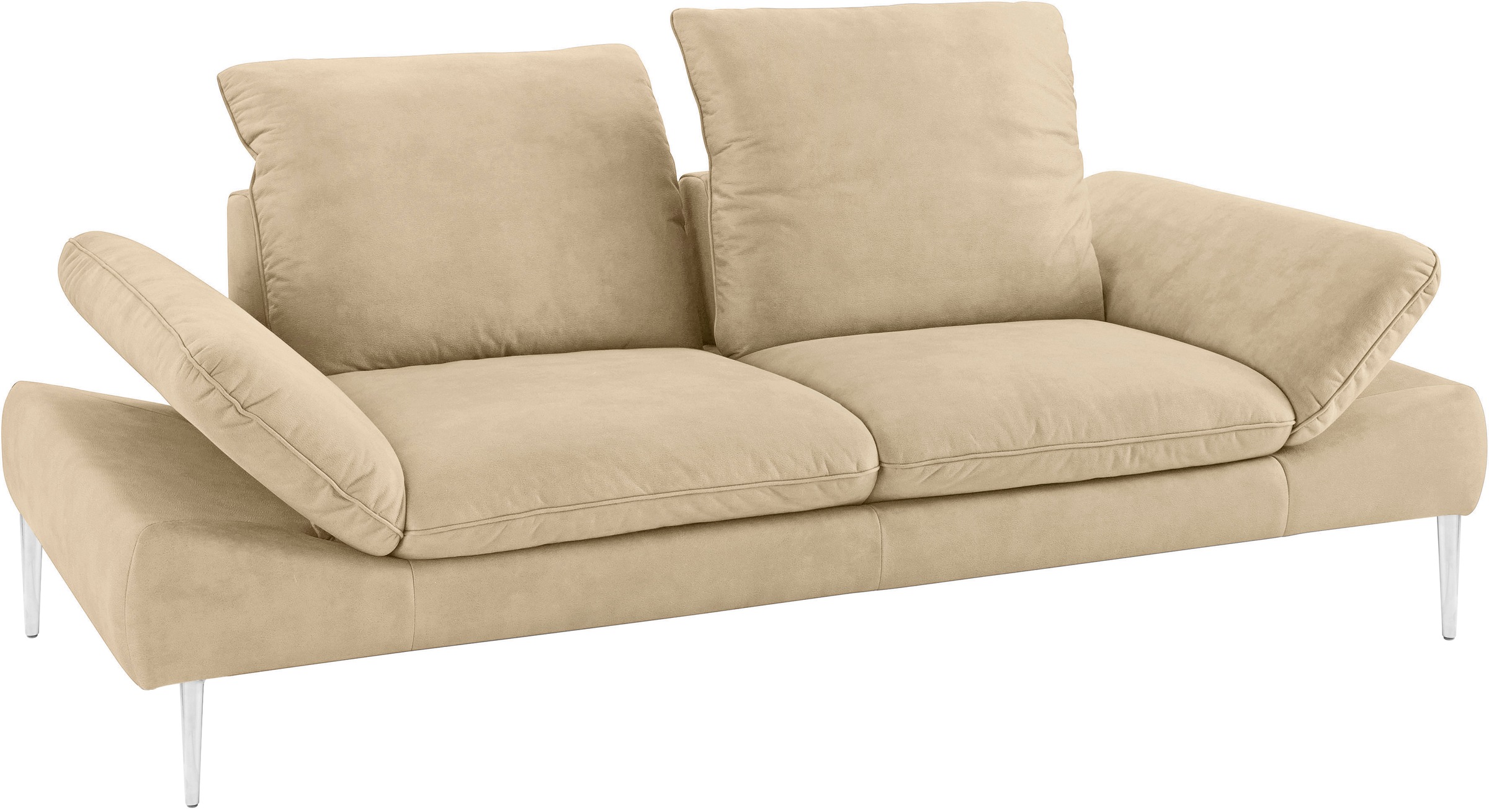 W.SCHILLIG 2,5-Sitzer »enjoy&MORE«, mit Sitztiefenverstellung, Füße Chrom glänzend, Breite 232 cm