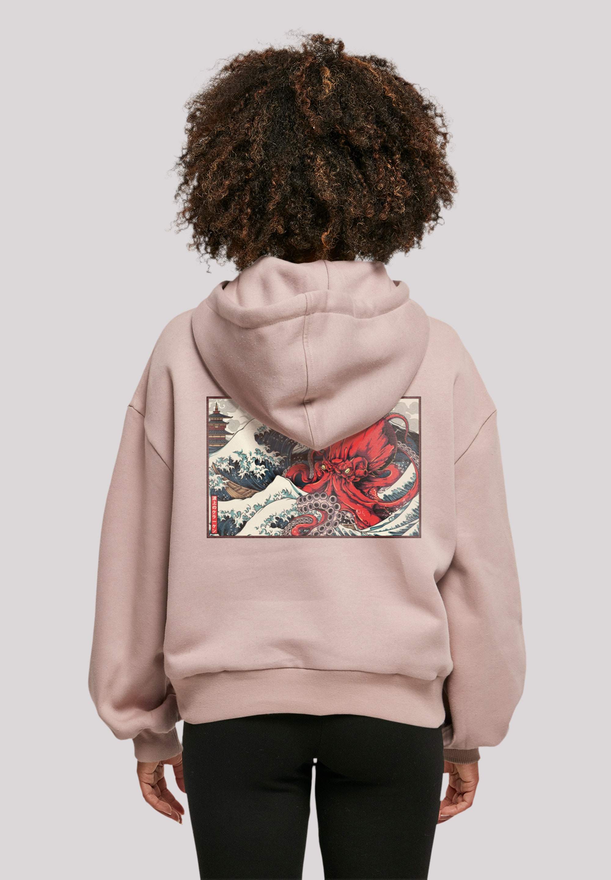 F4NT4STIC Kapuzenpullover »Octopus Japan«, Print