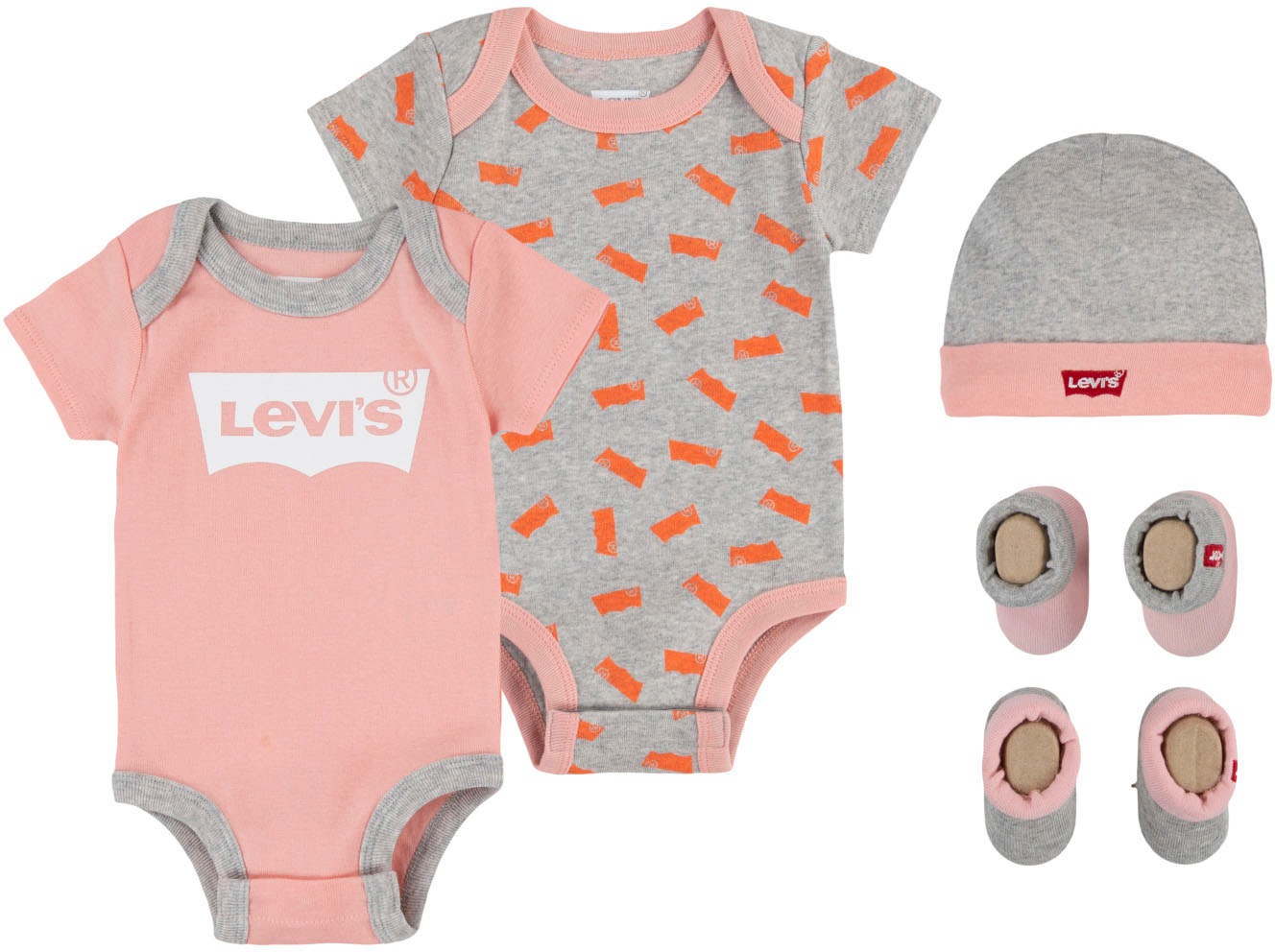 Levi's® Kids Kurzarmbody »Neugeborenen-Geschenkset BATWING 5PC SET«, (5  tlg.), UNISEX online kaufen | BAUR