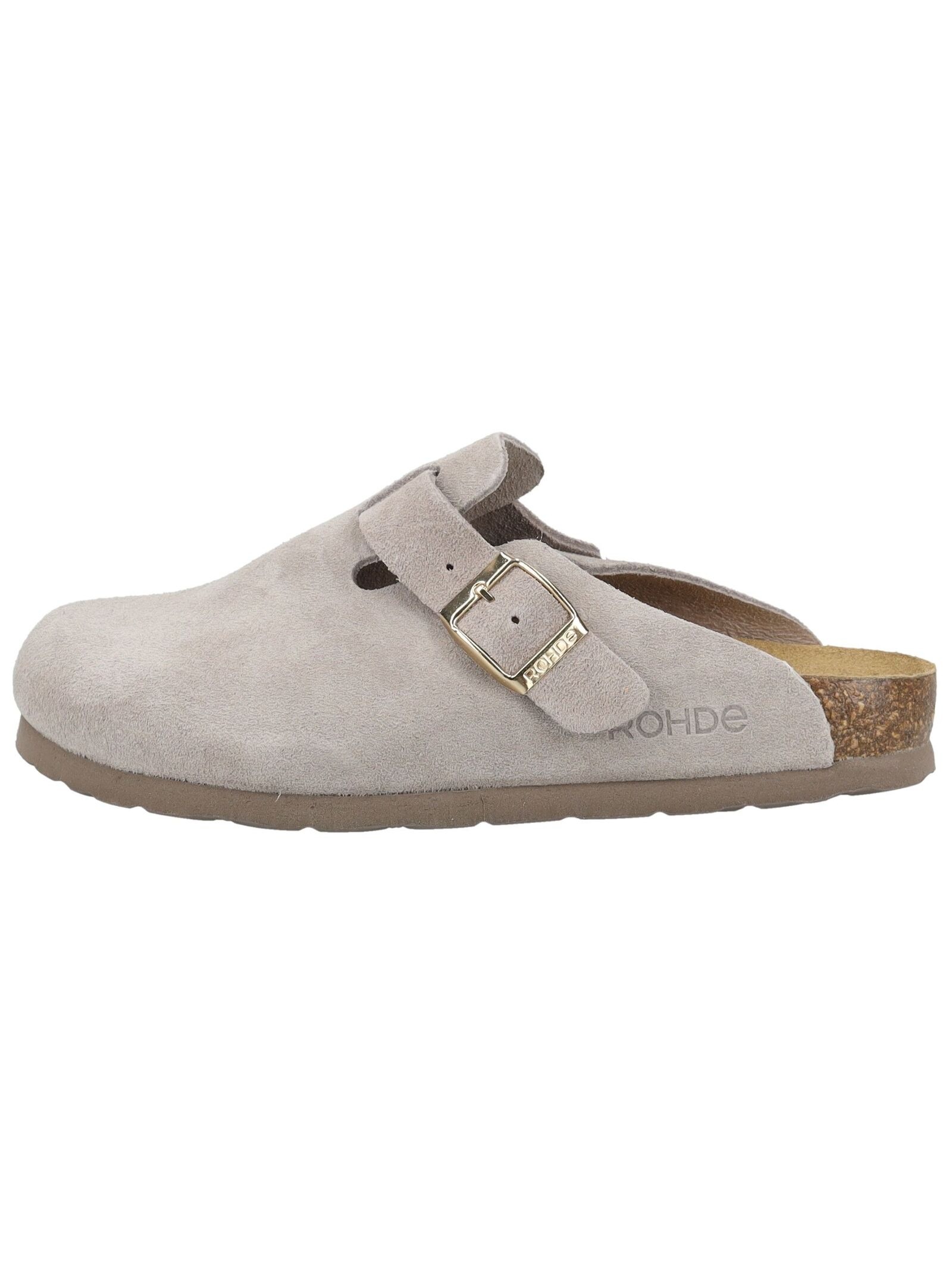 Rohde Hausschuh "Rohde Pantoletten Veloursleder" günstig online kaufen