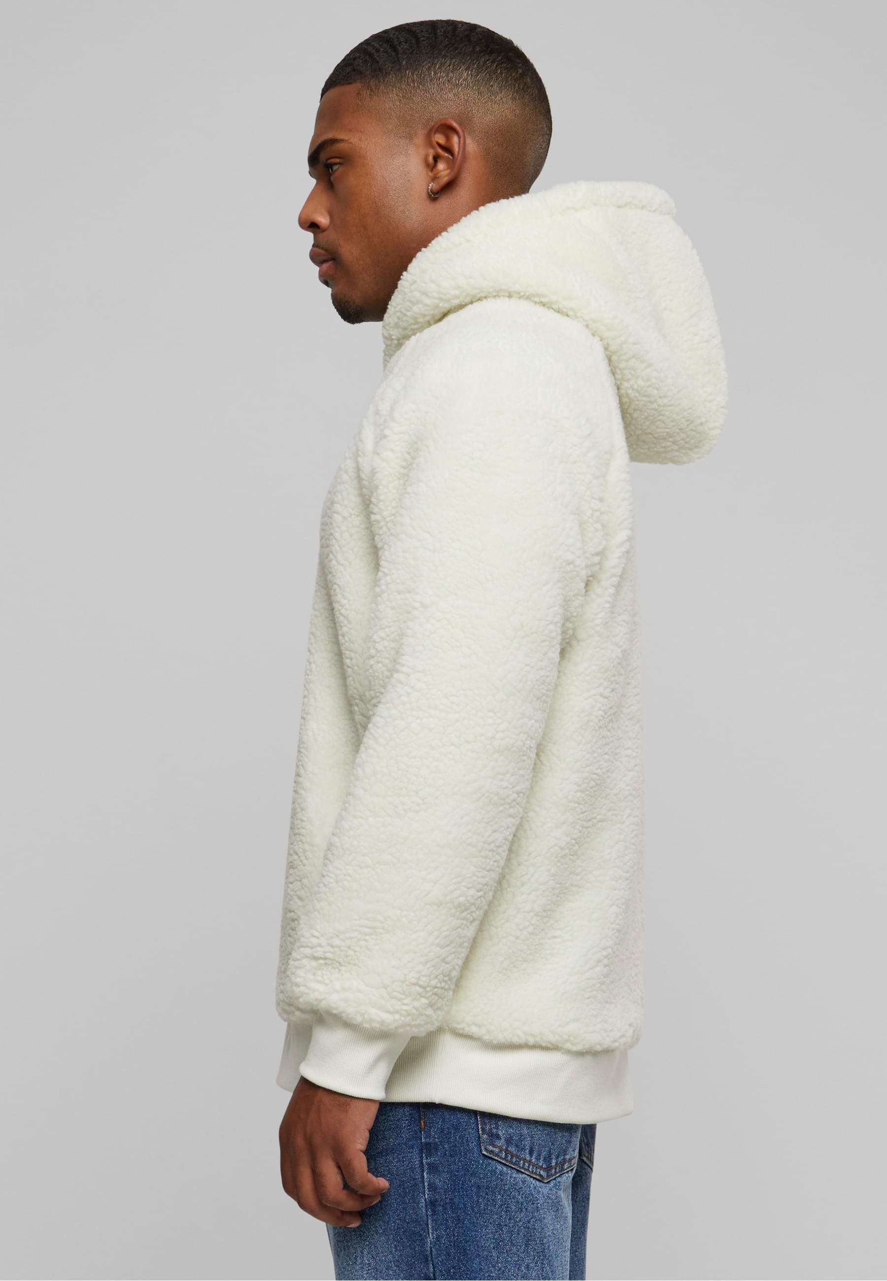 URBAN CLASSICS Sweatshirt »Urban Classics Herren Sherpa Hoody«, (1 tlg.)