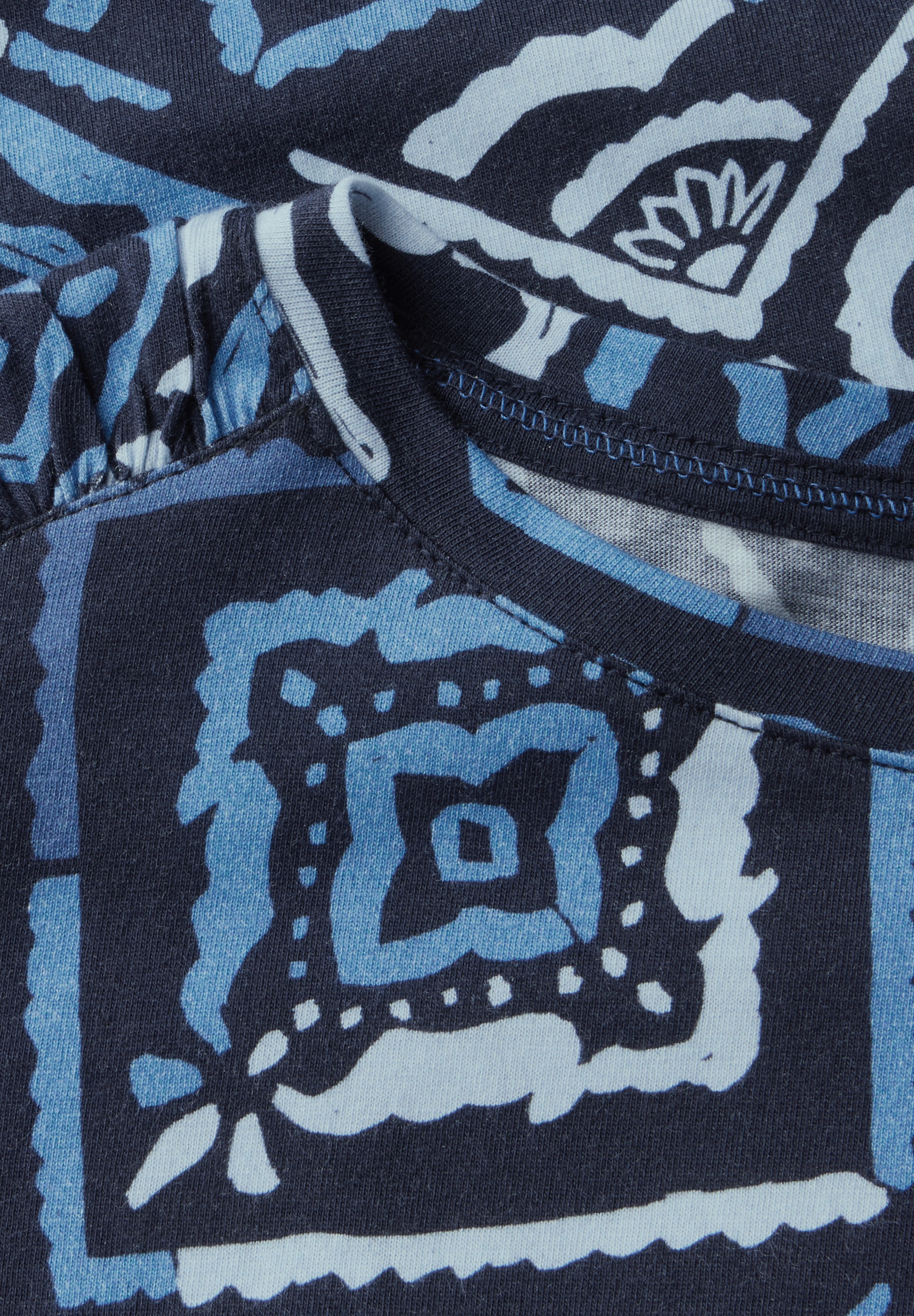 Cecil Print-Shirt, mit Tunnelzug am Saum