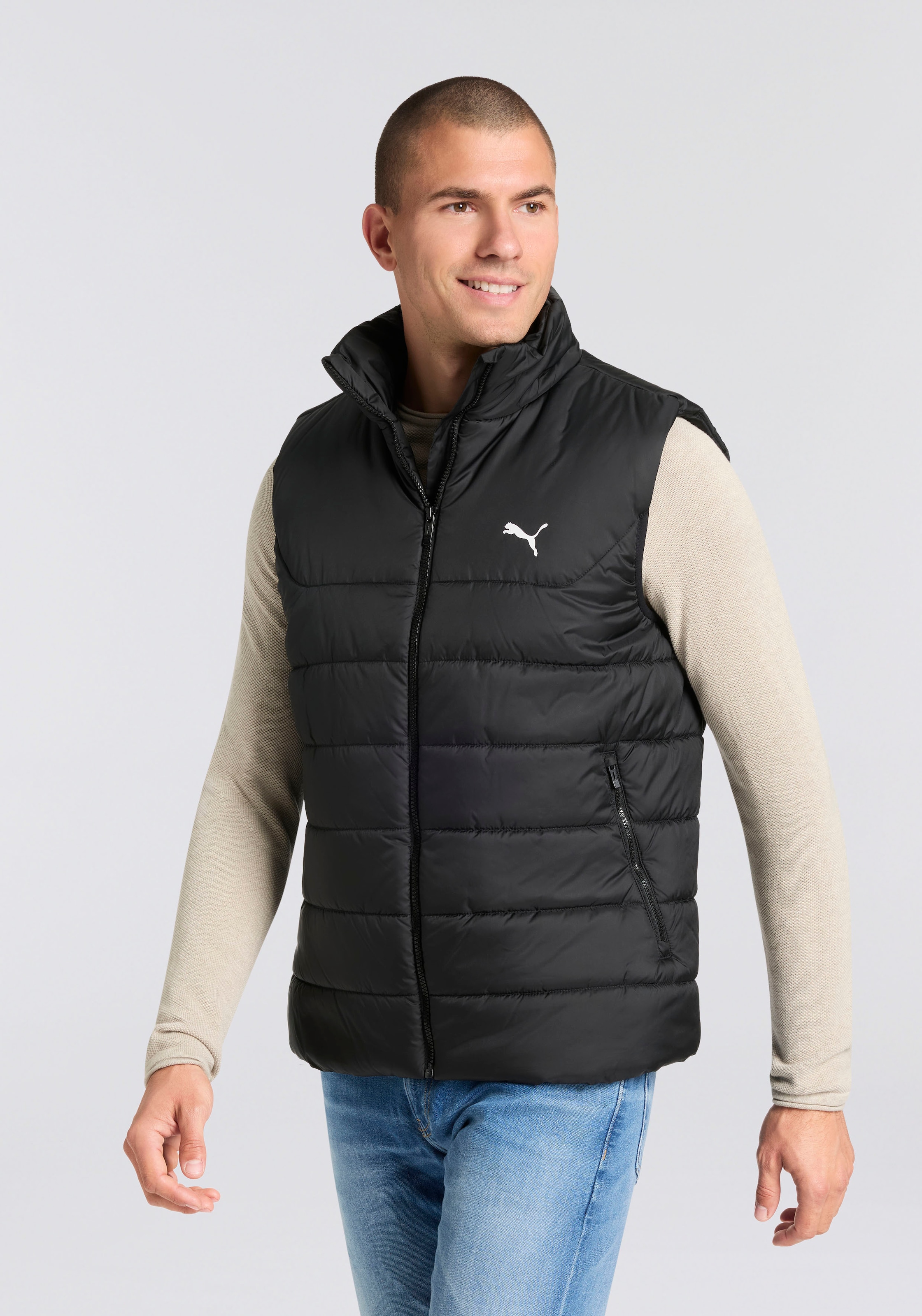 PUMA Winterjacke "ESS PADDED VEST" ohne Kapuze günstig online kaufen