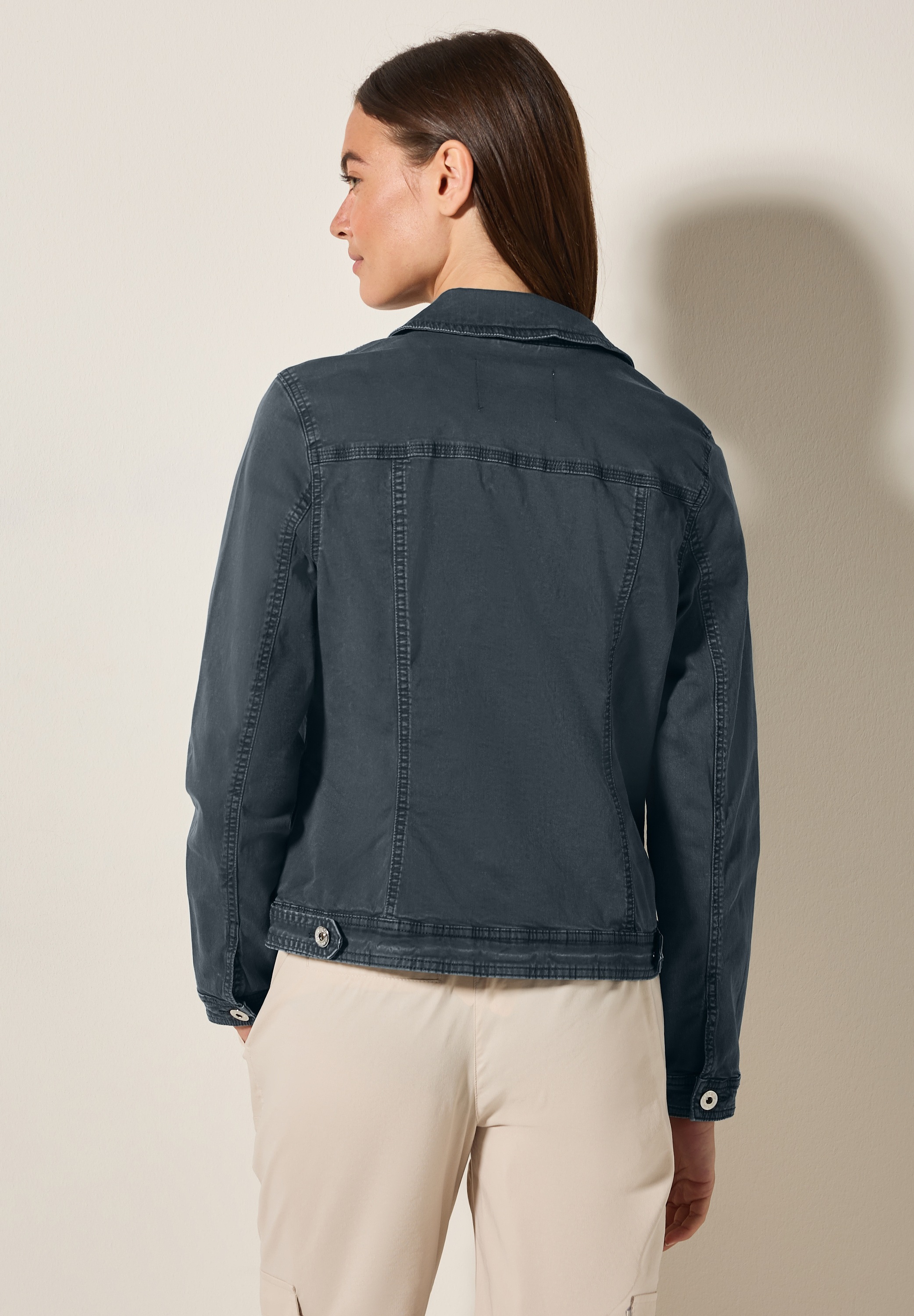 Cecil Jeansjacke, ohne Kapuze, mit Brusttaschen und seitliche Taschen günstig online kaufen