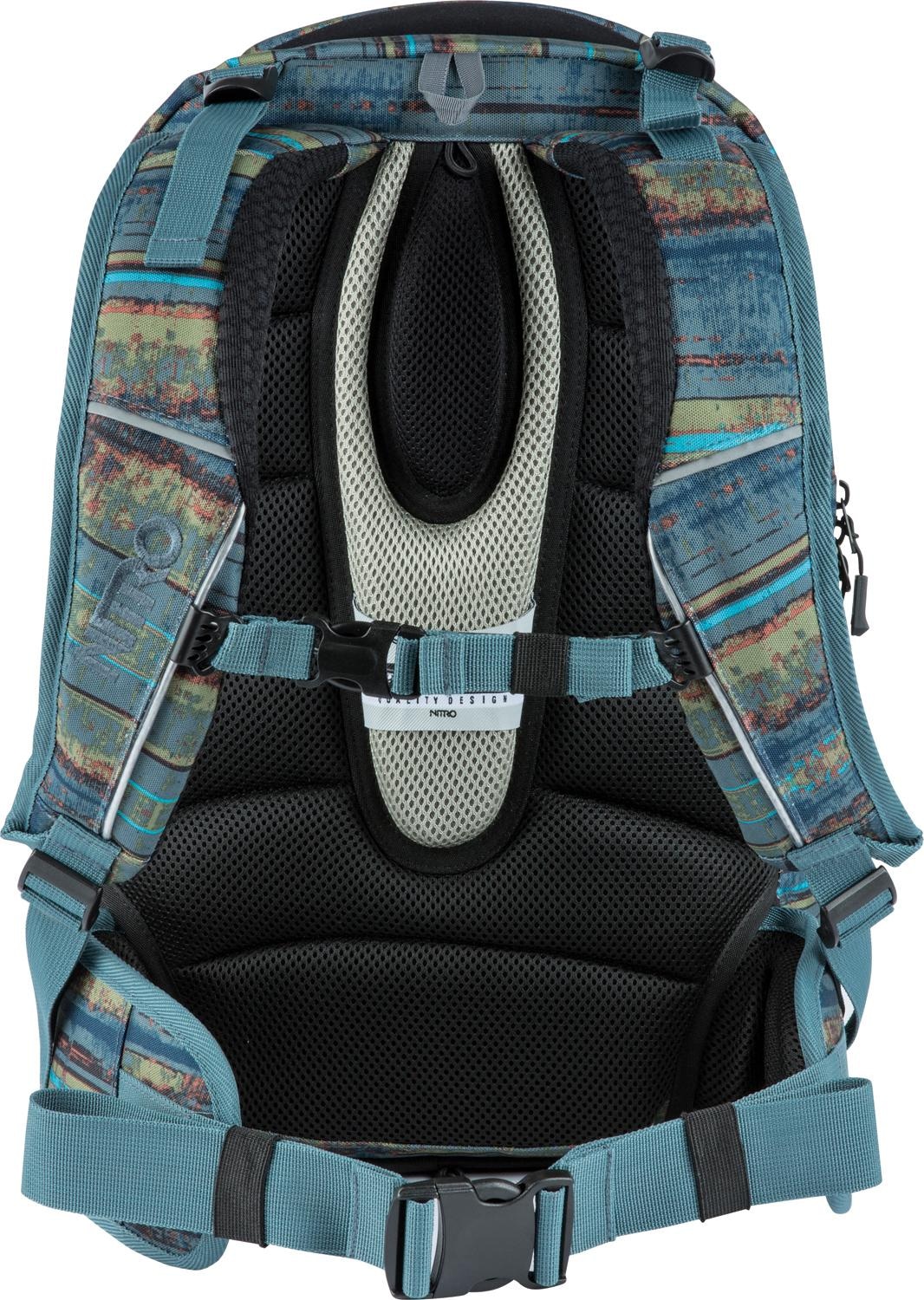 NITRO Schulrucksack »Superhero«, Reflektoren, Rucksack für Schule und Freizeit