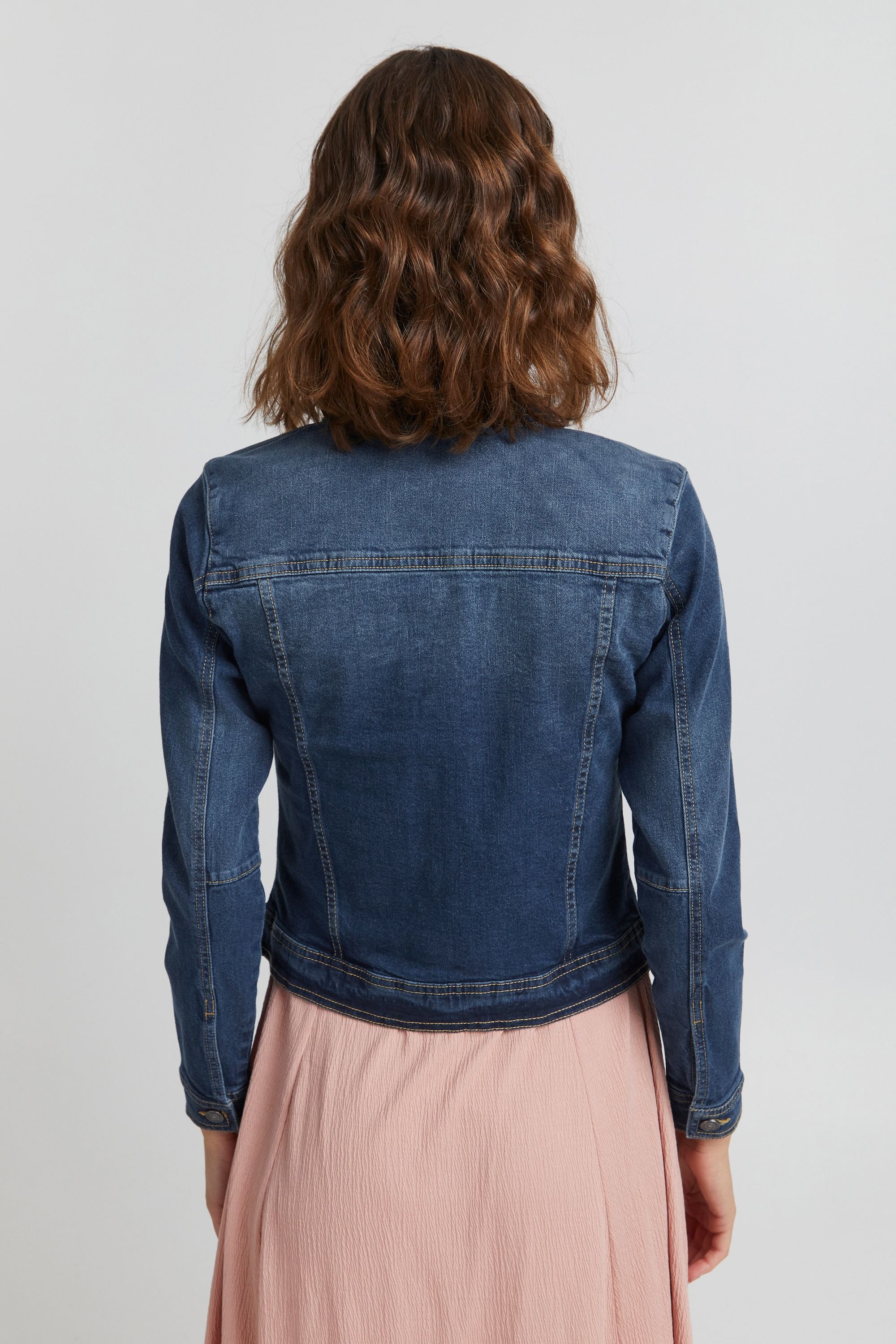 fransa Jeansjacke »Jeansjacke FRVocut«, ohne Kapuze