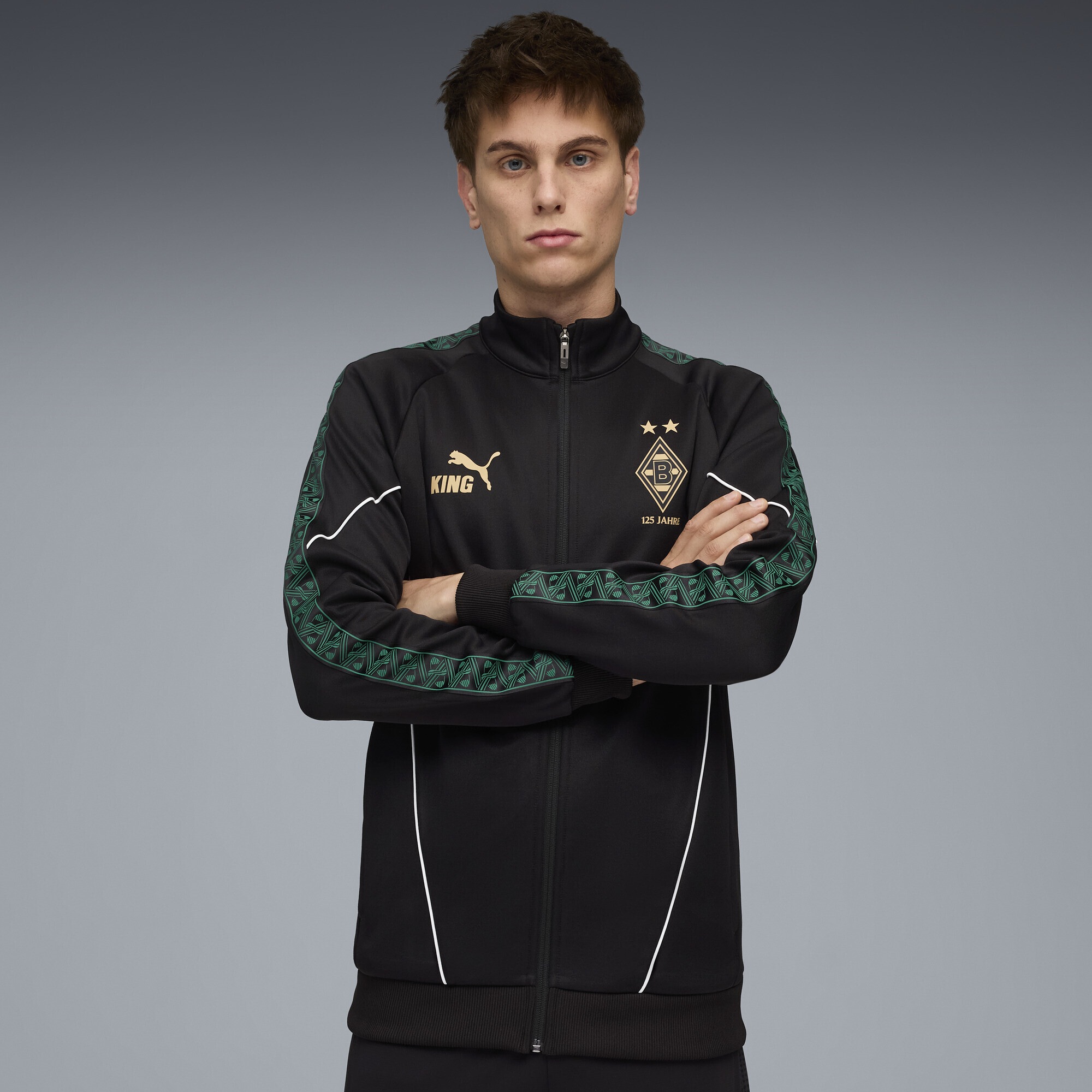 PUMA Sweatjacke "Borussia Mönchengladbach KING Anthem Jacke Herren" günstig online kaufen