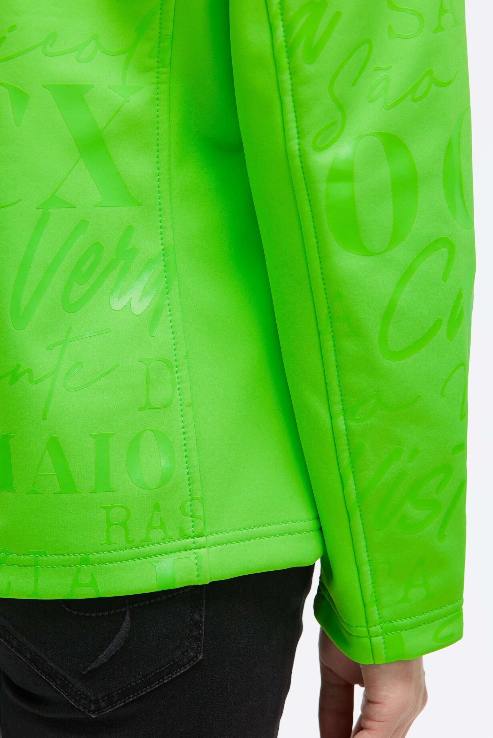 SOCCX Softshelljacke mit Kapuze mit hochgeschnittener Kapuze