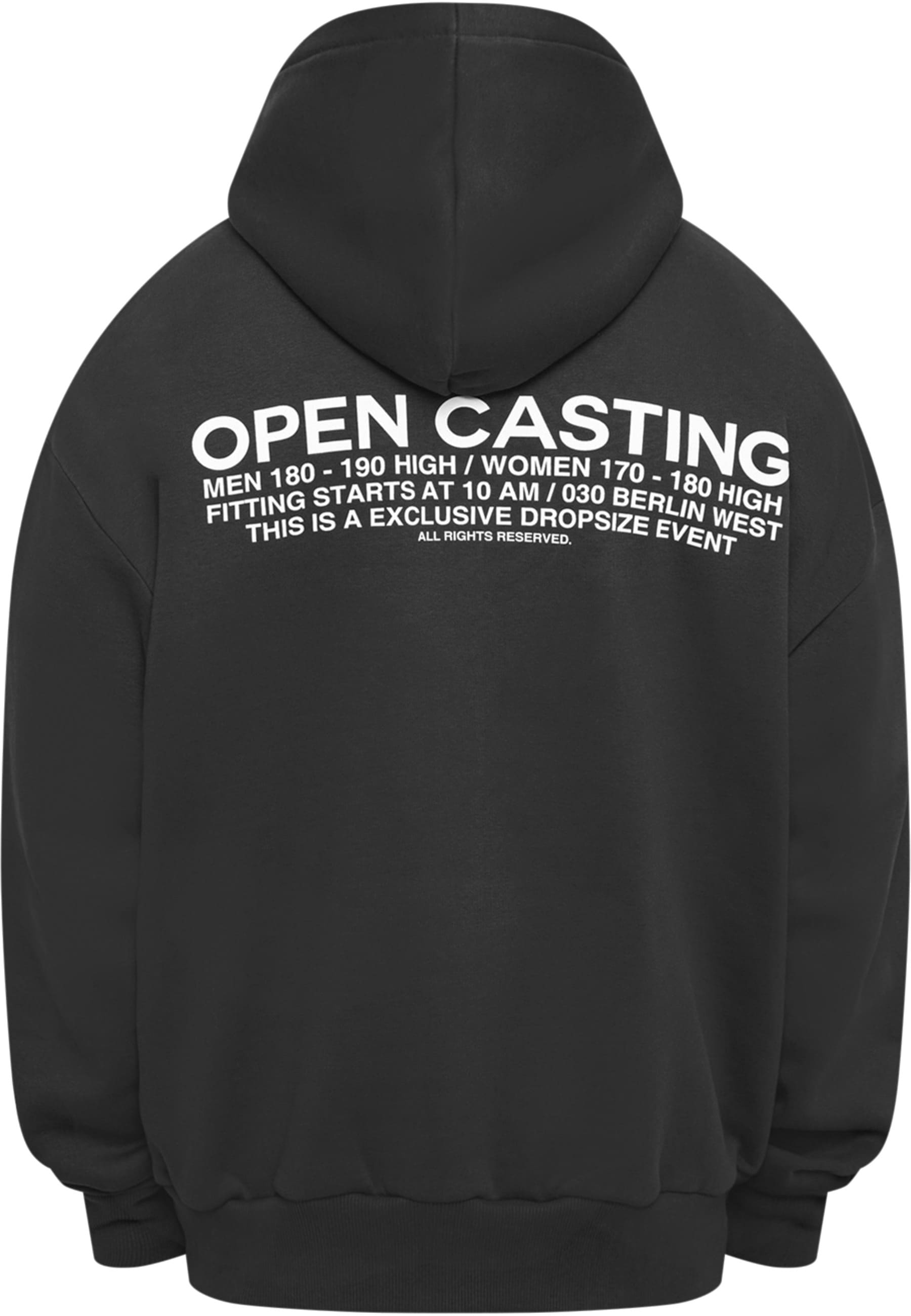 Dropsize Kapuzenpullover "Dropsize Herren Dropsize Heavy Oversize OPEN CAST günstig online kaufen