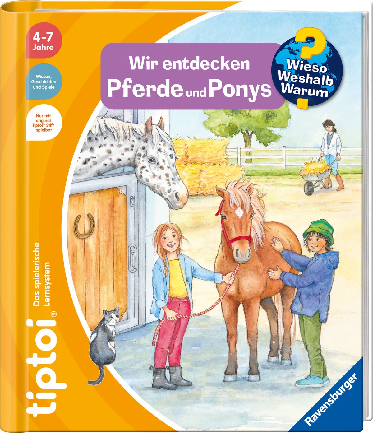 Ravensburger Buch "tiptoi Wieso? Weshalb? Warum? Wir entdecken Pferde und Ponys", Made in Europe