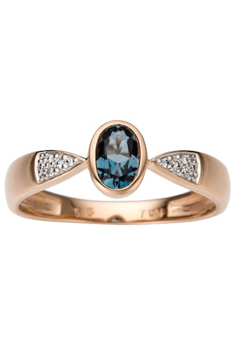 Diamantring »Schmuck Geschenk Gold 333 Damenring Goldring Farbstein Edelstein«