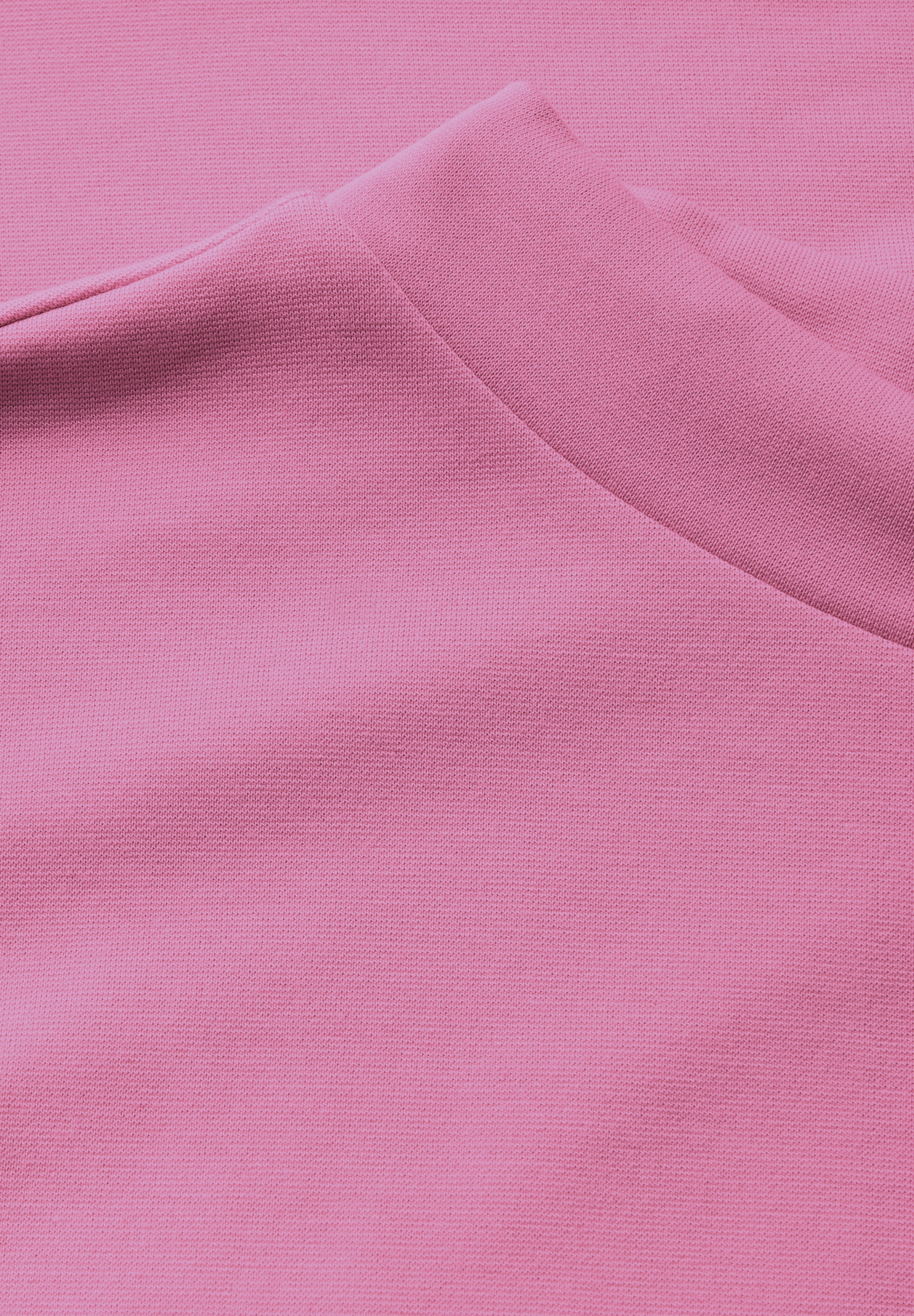 STREET ONE STUDIO T-Shirt, mit Tunnelzugband am Kragen
