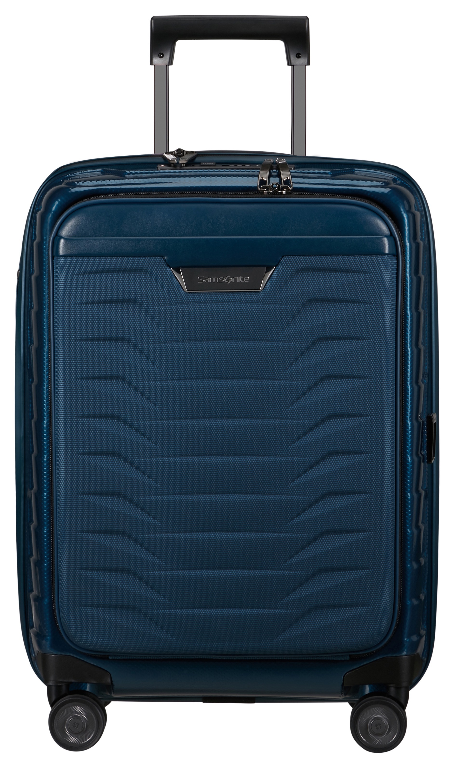 Samsonite Hartschalen-Trolley »PROXIS 55 EXP easy access« 42 l 4 Rollen Handgepäck Hartschalenkoffer Volumenerweiterung Laptopfach