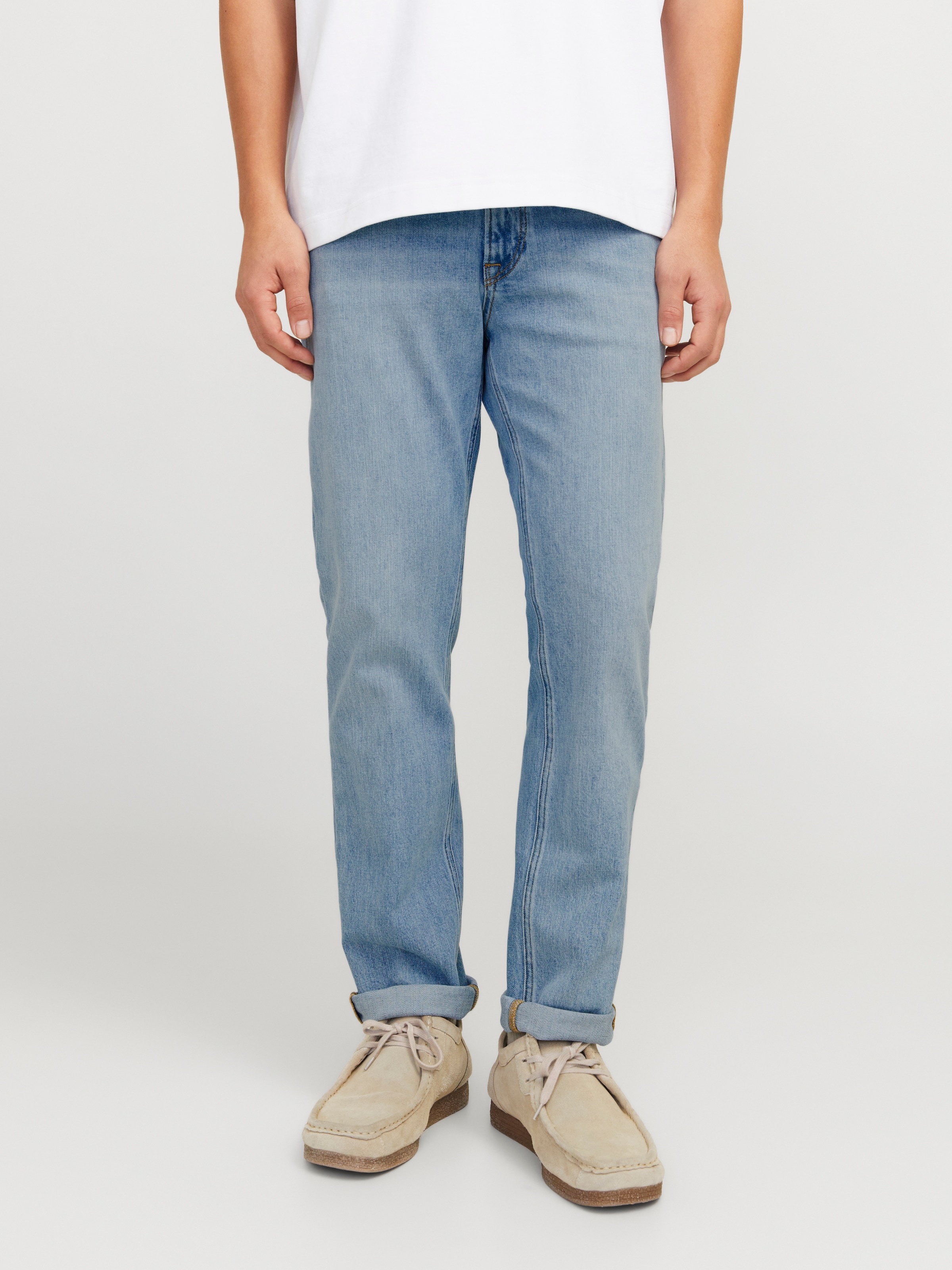 Jack & Jones "JJICLARK im Used-Look, Stretchkomfort und niedrige Leibhöhe" günstig online kaufen