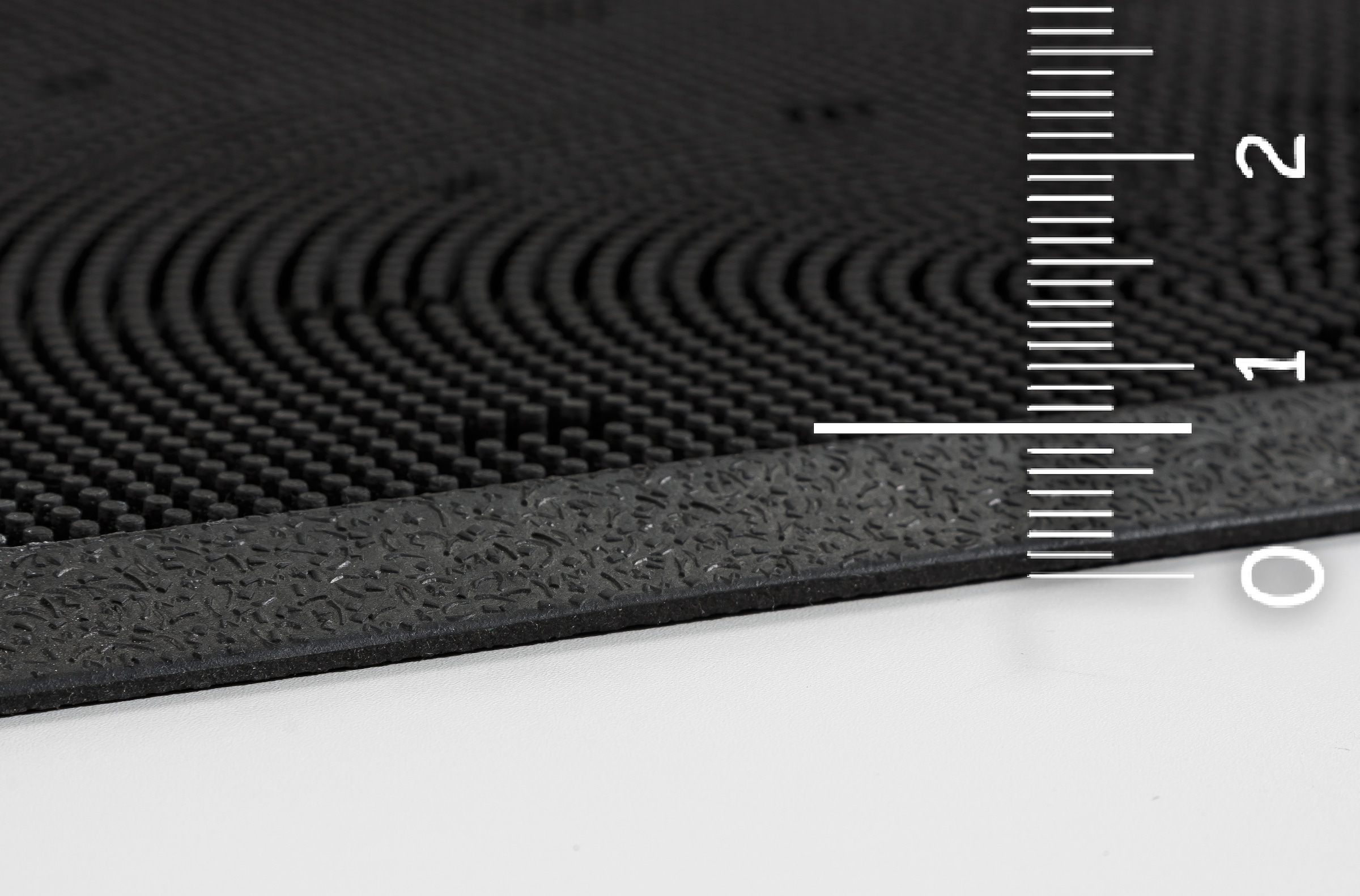 ASTRA Fußmatte »Border Pin«, halbrund, 7 mm Höhe, Schmutzfangmatte, Türmatte, wasserabweisend, In und Outdoor