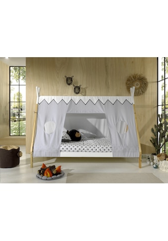 Vipack Kinderbett »Tipi«, mit Rolllattenrost und Zeltdach, wahlweise mit Schublade kaufen