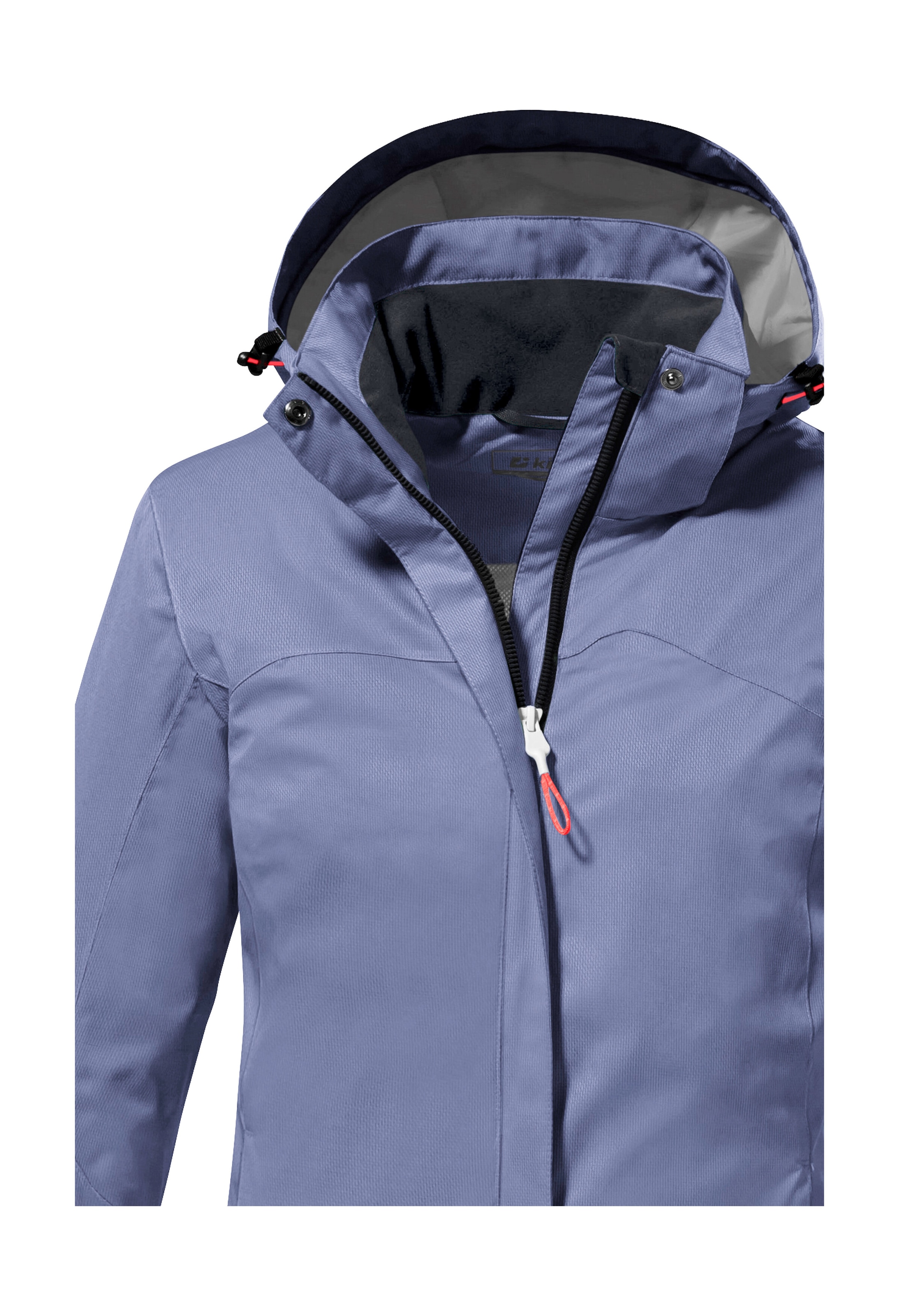 Killtec Outdoorjacke »KOS 133 WMN JCKT«, Wasser- und winddichte Damenjacke mit abnehmbarer Kapuze, PFAS-frei