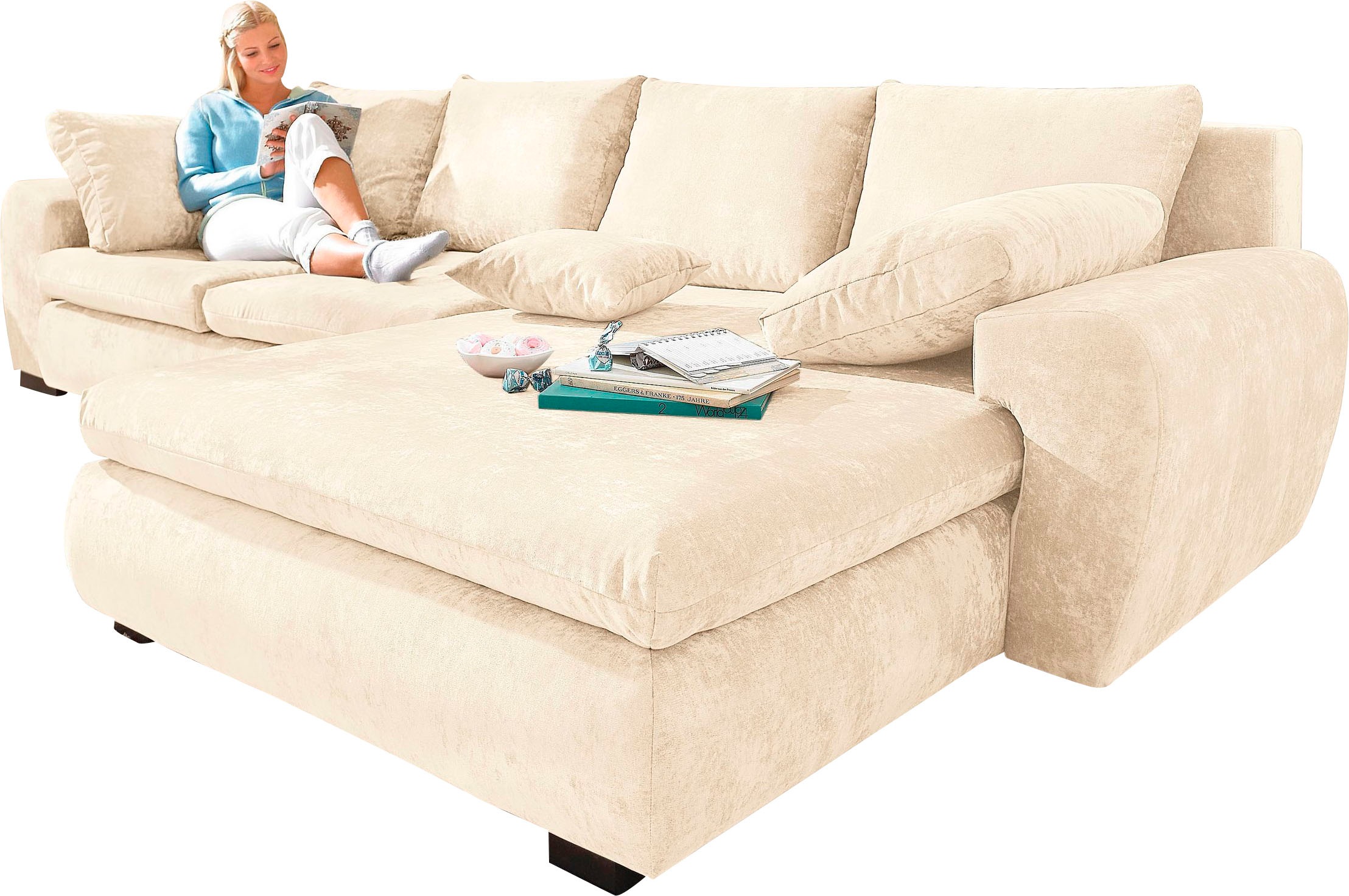 Home affaire Ecksofa "Cara Mia L-Form, B: 325 cm - OTTO. Verlässliche Quali günstig online kaufen