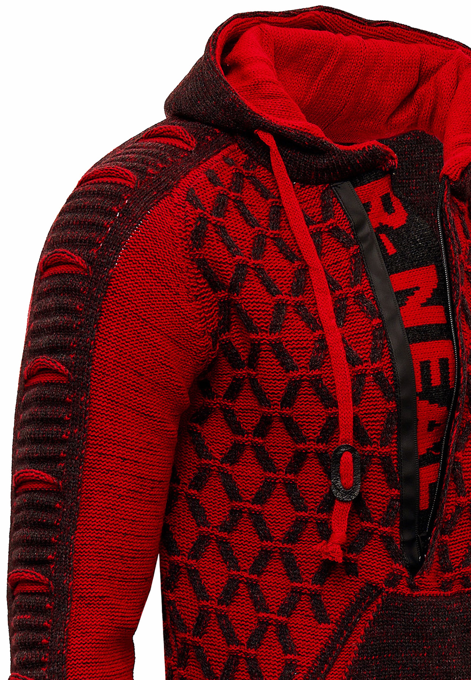 Rusty Neal Kapuzensweatshirt, in ausgefallenem Design