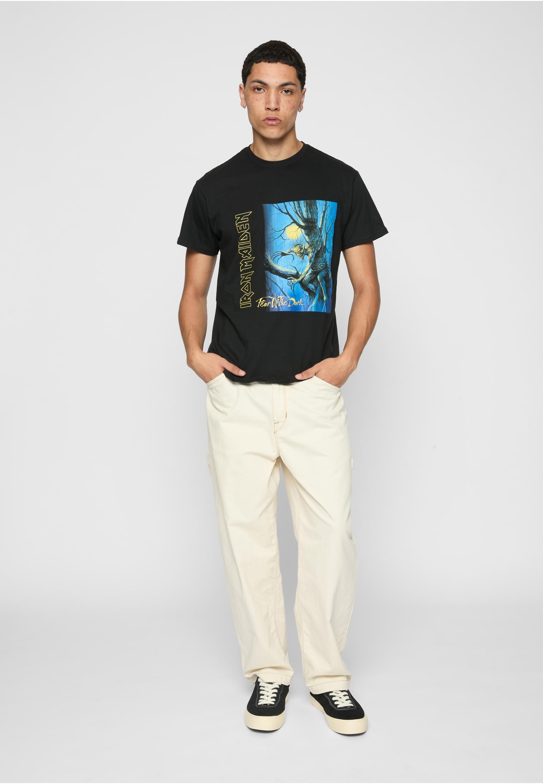 Merchcode T-Shirt »Merchcode Herren Iron Maiden Fear Of The Dark Album Cover Tee«, (1 tlg.)