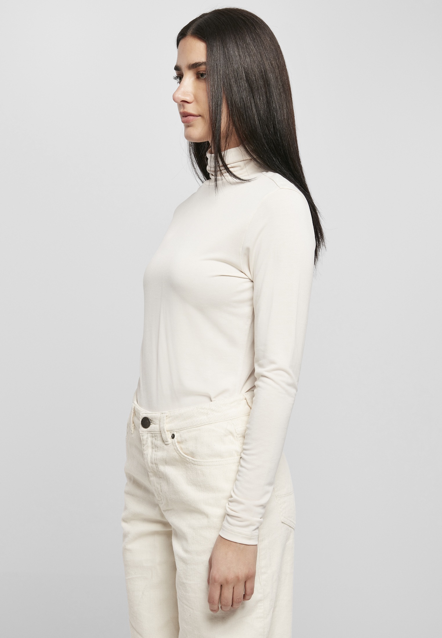URBAN CLASSICS Langarmshirt »Damen Ladies Modal Turtleneck Longsleeve«, (1  tlg.) bestellen | BAUR