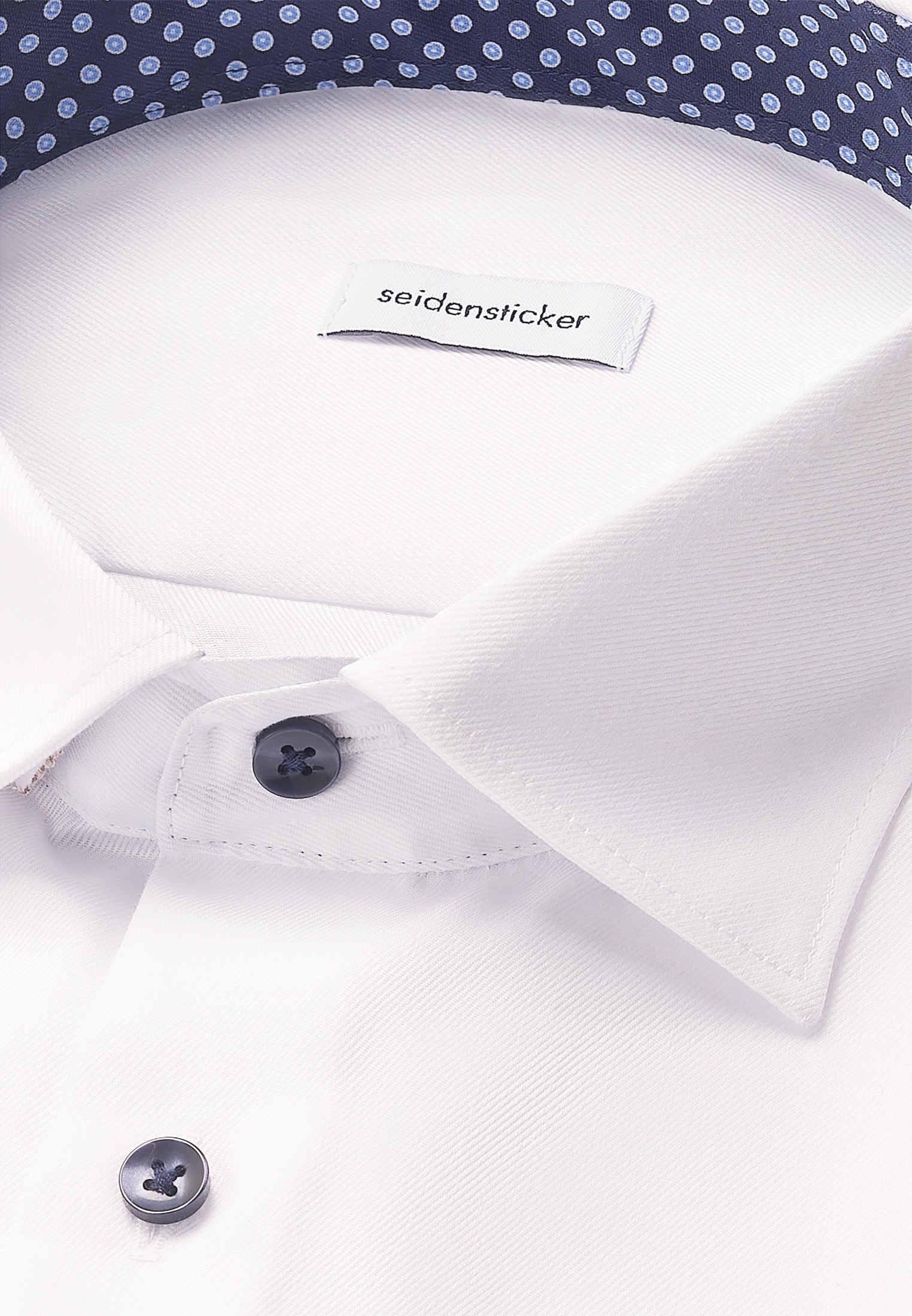 seidensticker Businesshemd »Schwarze Rose«, Slim 1/1 Extra lang Kentkragen Uni
