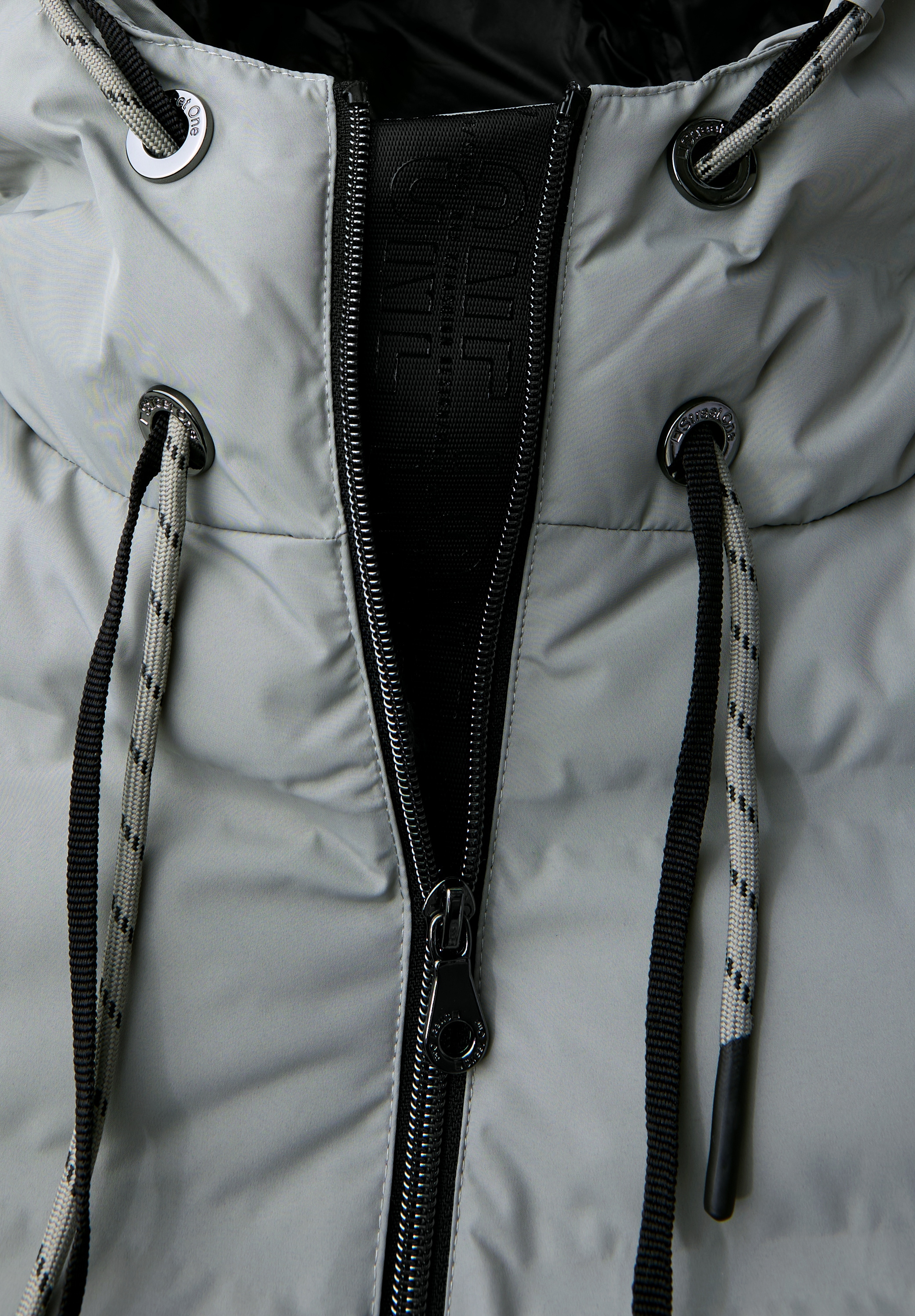 STREET ONE Steppjacke mit Kapuze mit Kapuze mit Tunnelzugband